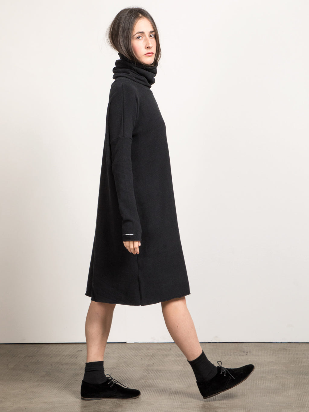 Namu Shop - Album di Famiglia Oversized Turtleneck Dress JP - Black