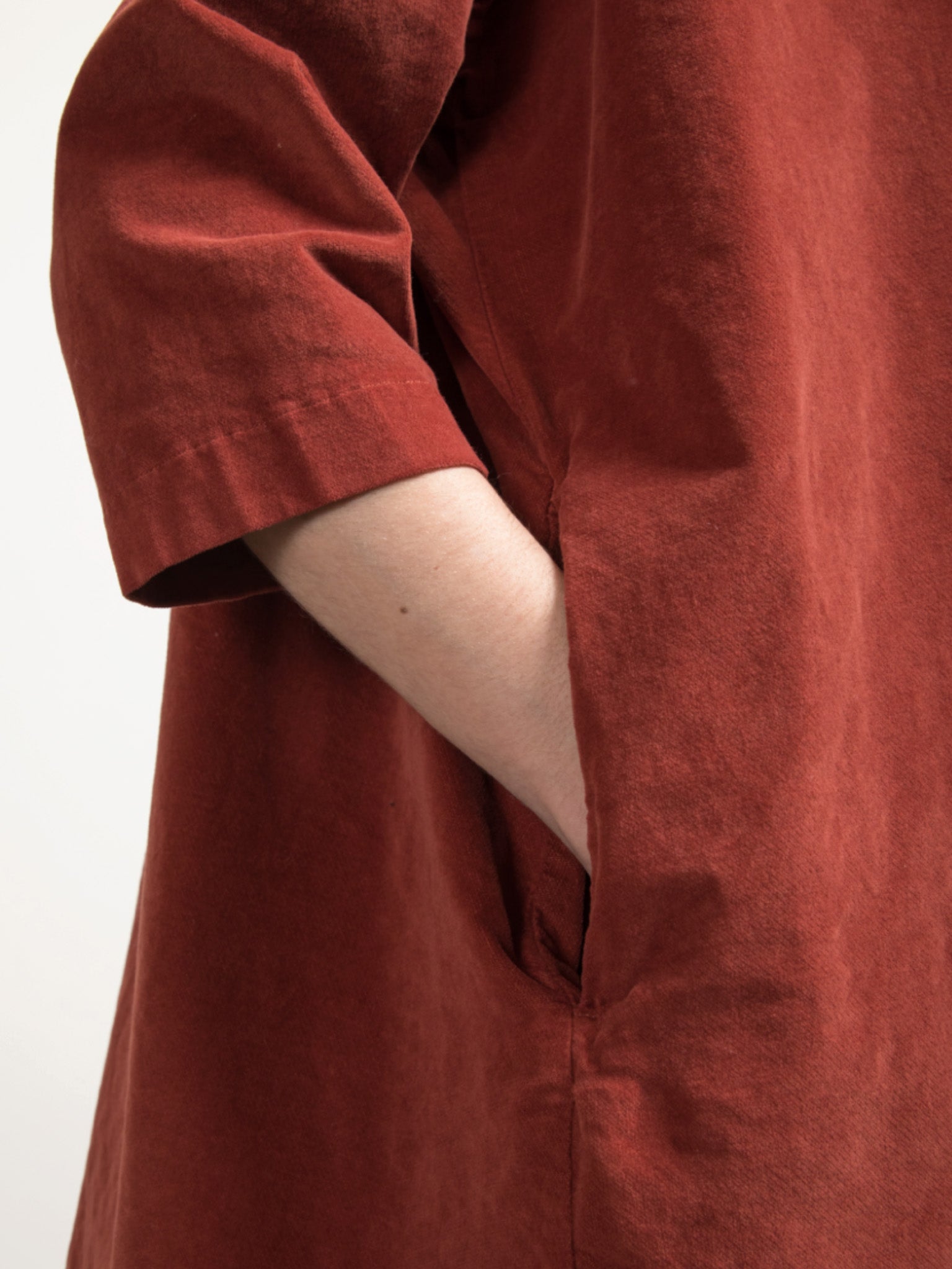Namu Shop - Album di Famiglia Velvet Boatneck Tunic - Red