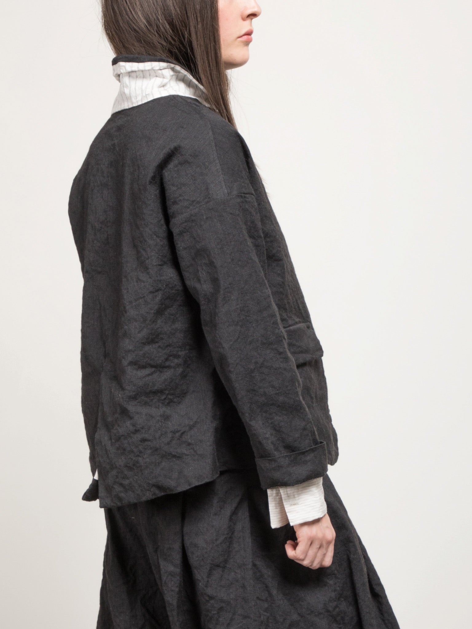 Namu Shop - Album di Famiglia Inox Loose Blazer - Slate
