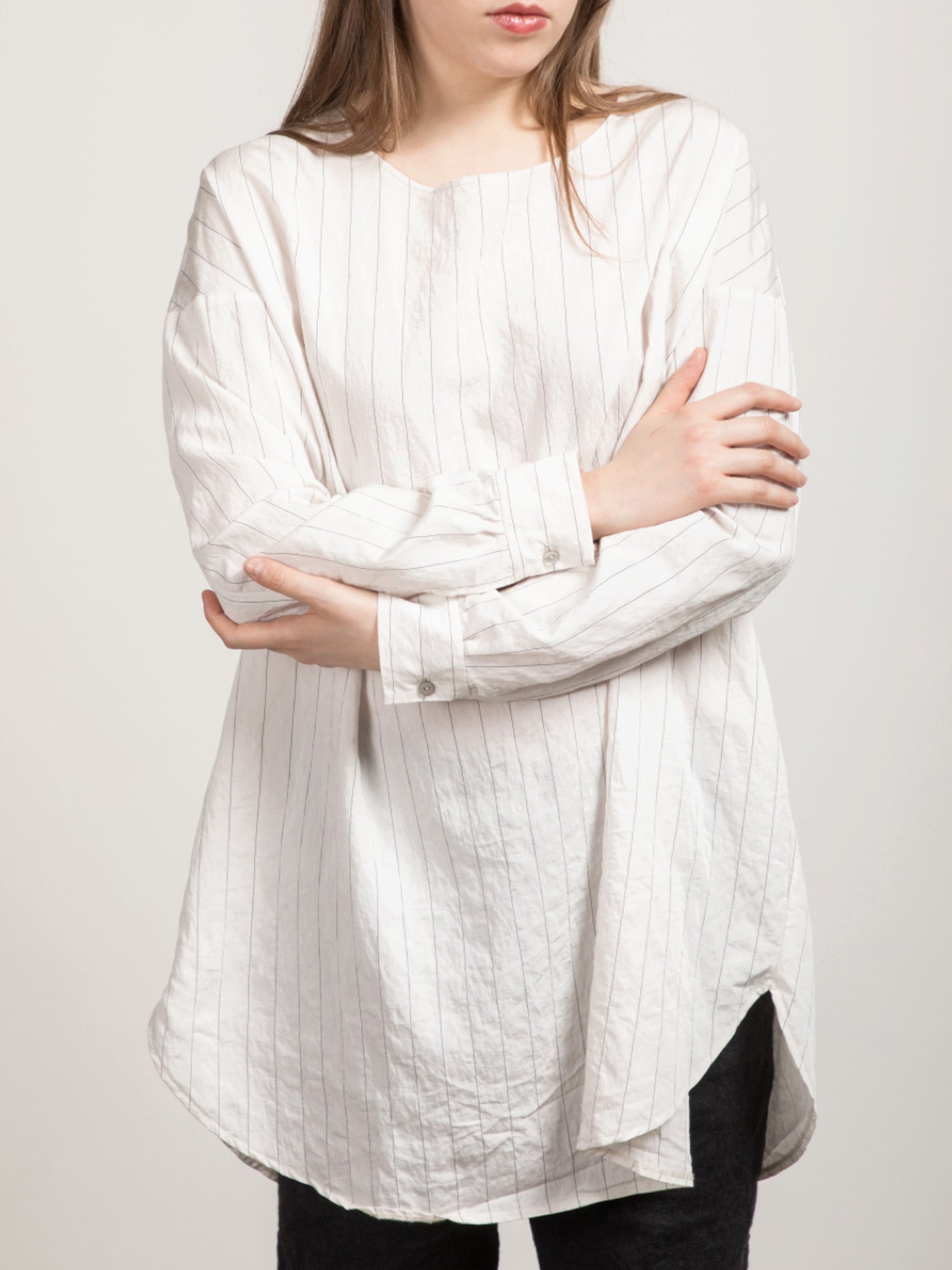 Namu Shop - Album di Famiglia Striped Tunic - Off White