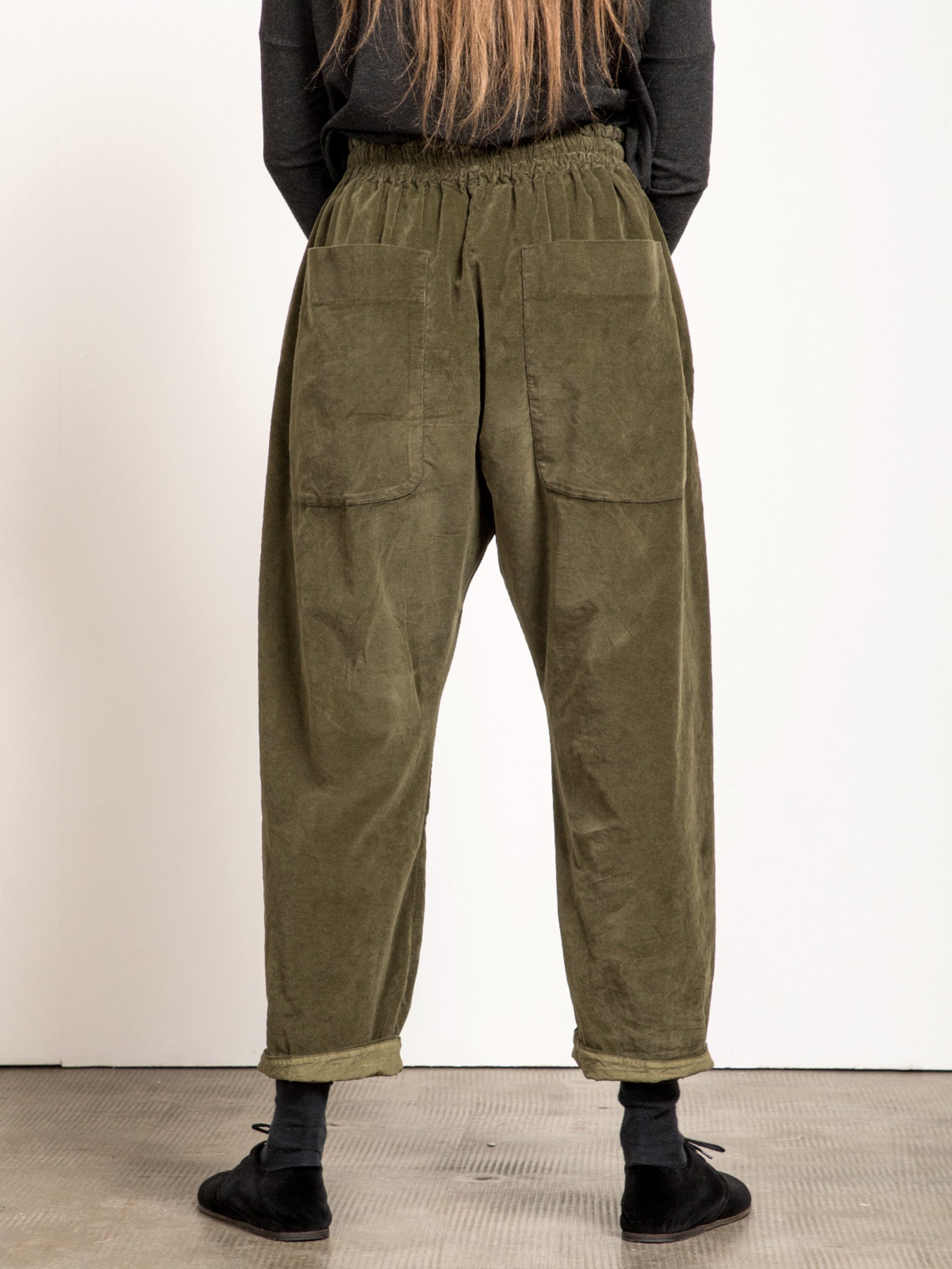 Namu Shop - Album di Famiglia Velvet Braghe - Olive