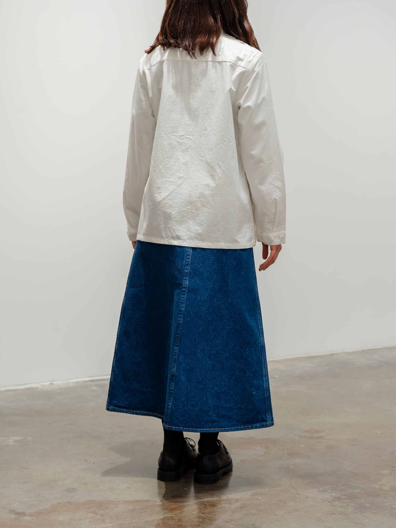 Namu Shop - Maillot Chino Deck Shirt - White
