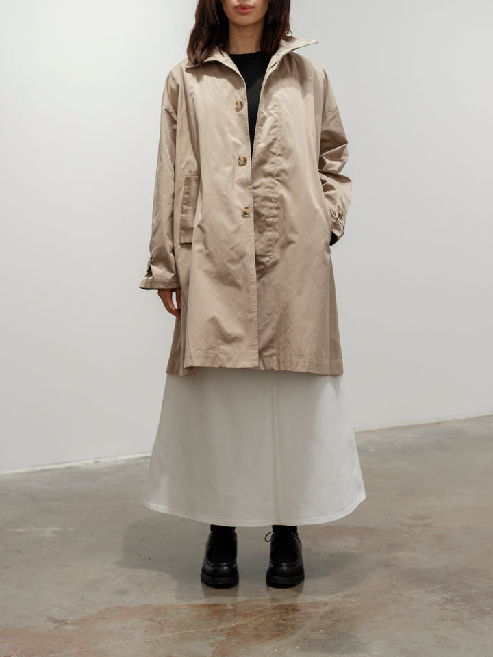 Namu Shop - ICHI Ichi x TAION Coat + Down Vest - Beige x Beige