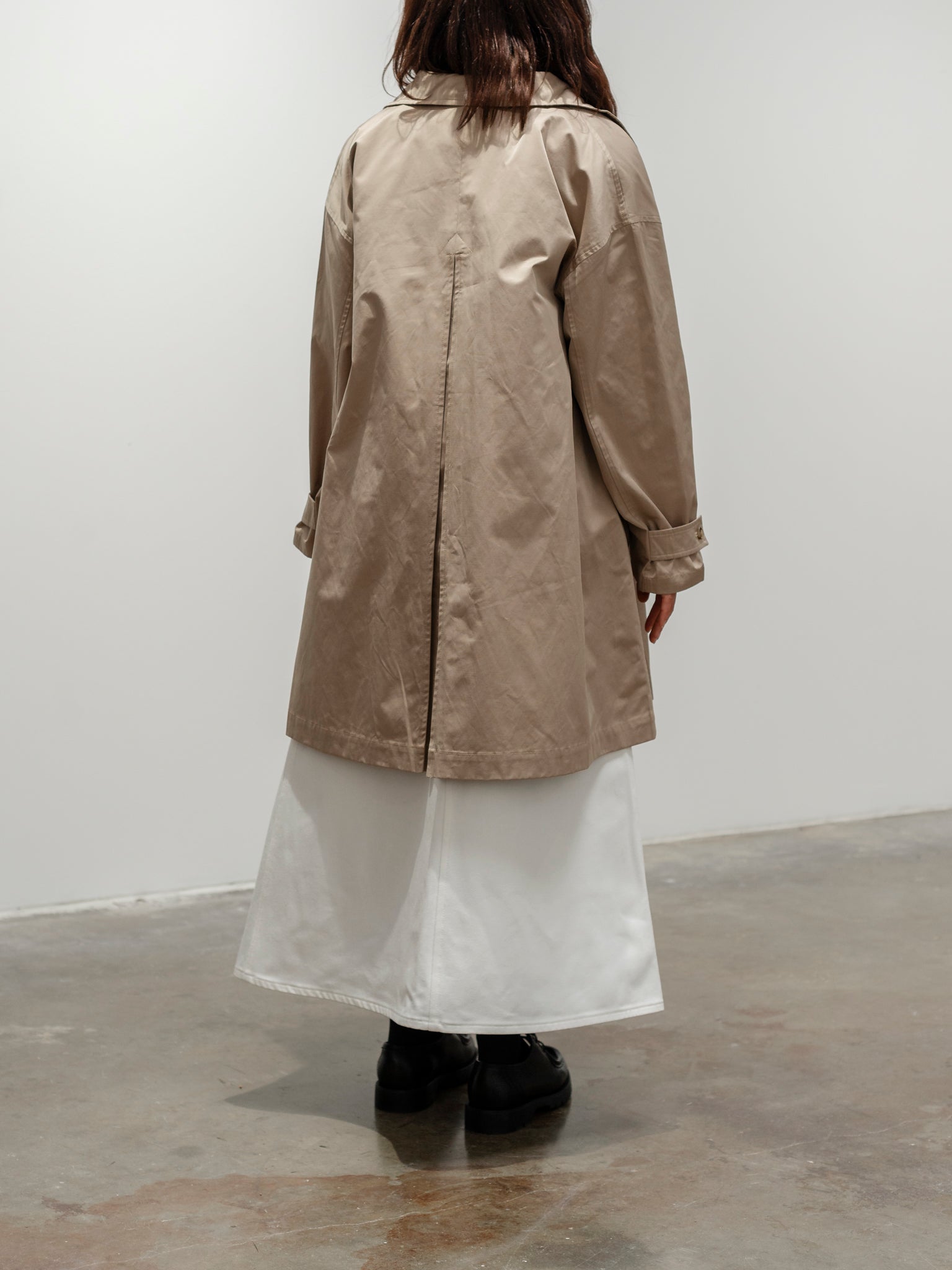 Namu Shop - ICHI Ichi x TAION Coat + Down Vest - Beige x Beige