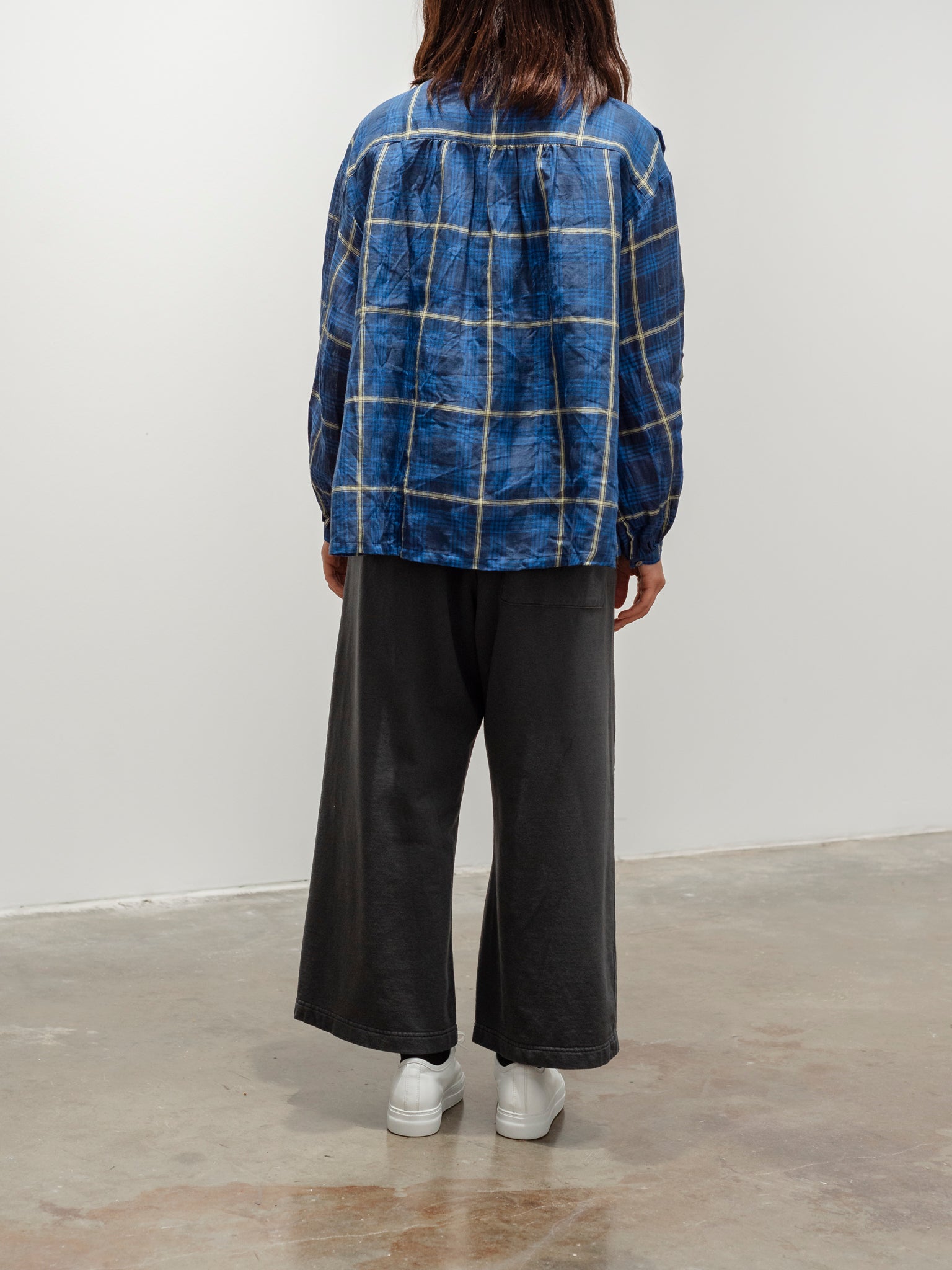 Namu Shop - Ichi Antiquites Pigment French Terry Pants - Charcoal