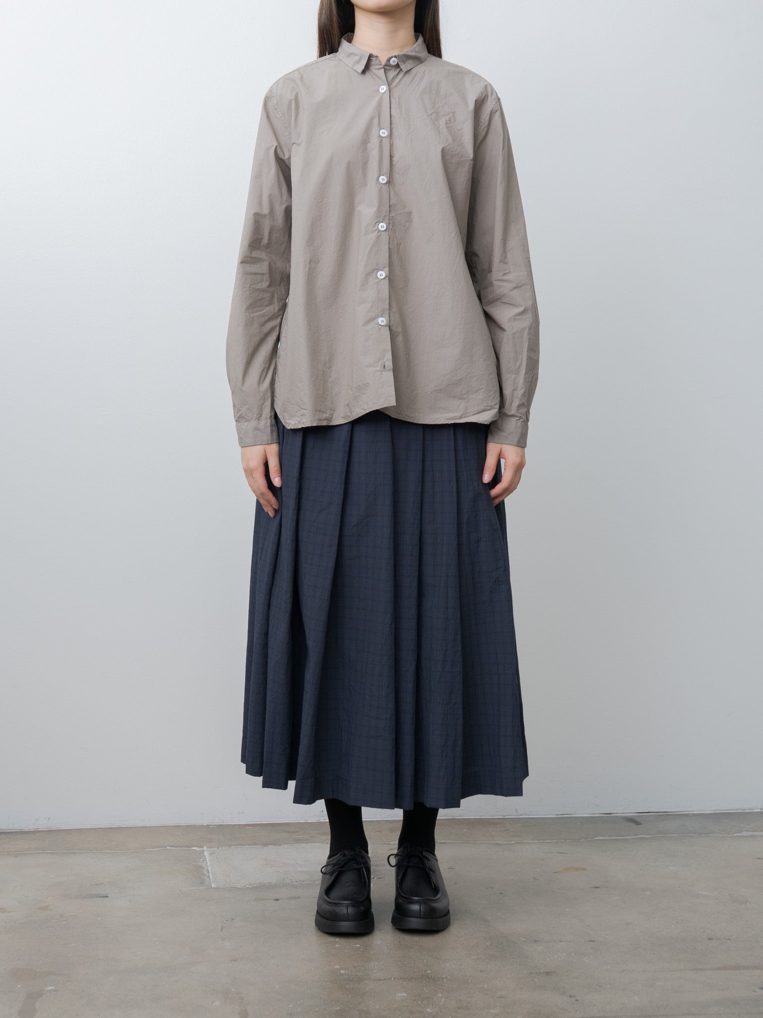 Namu Shop - Bergfabel Matilde Skirt - Navy Check