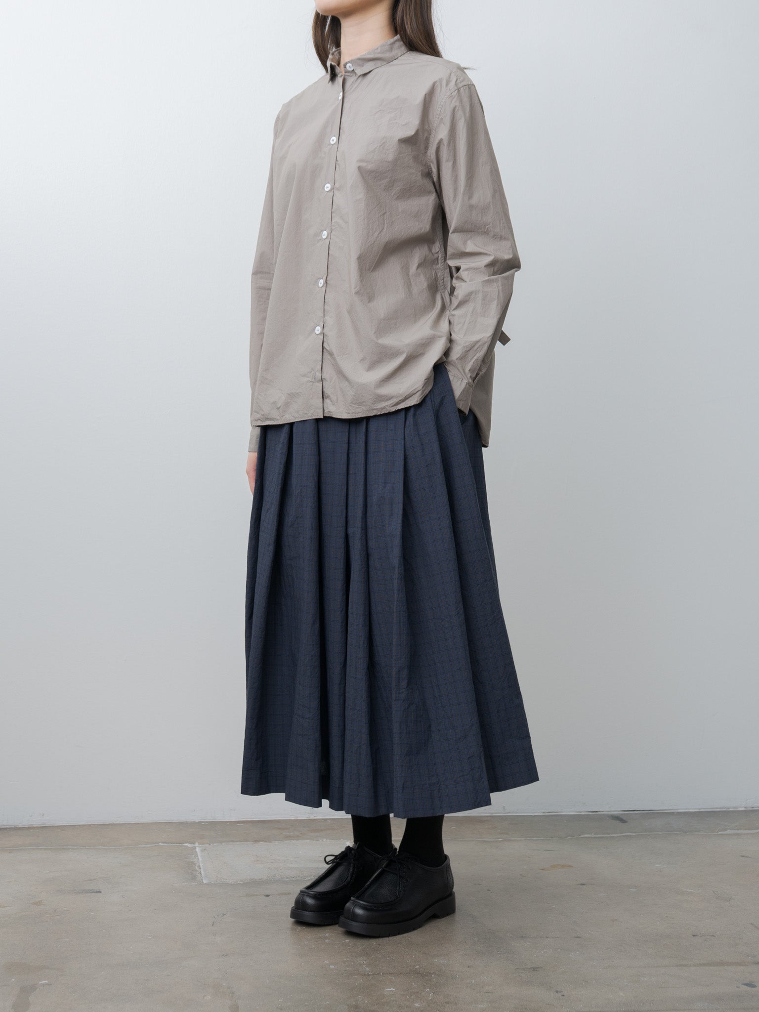 Namu Shop - Bergfabel Loose Tyrol Shirt - Taupe