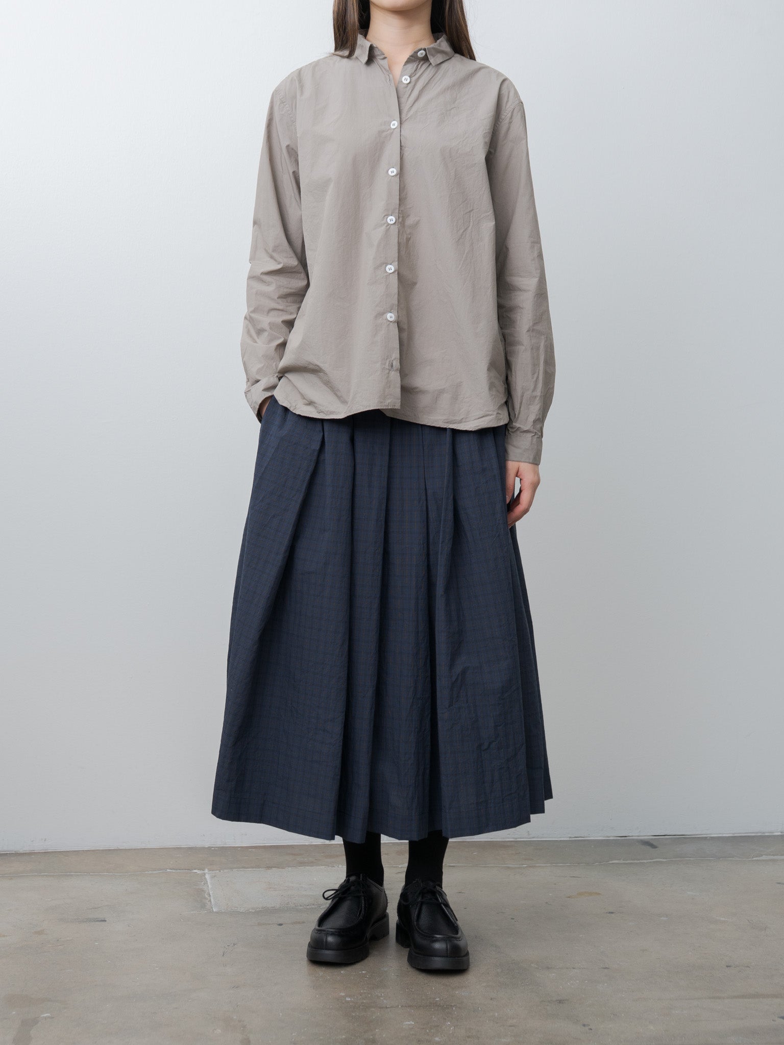 Namu Shop - Bergfabel Matilde Skirt - Navy Check