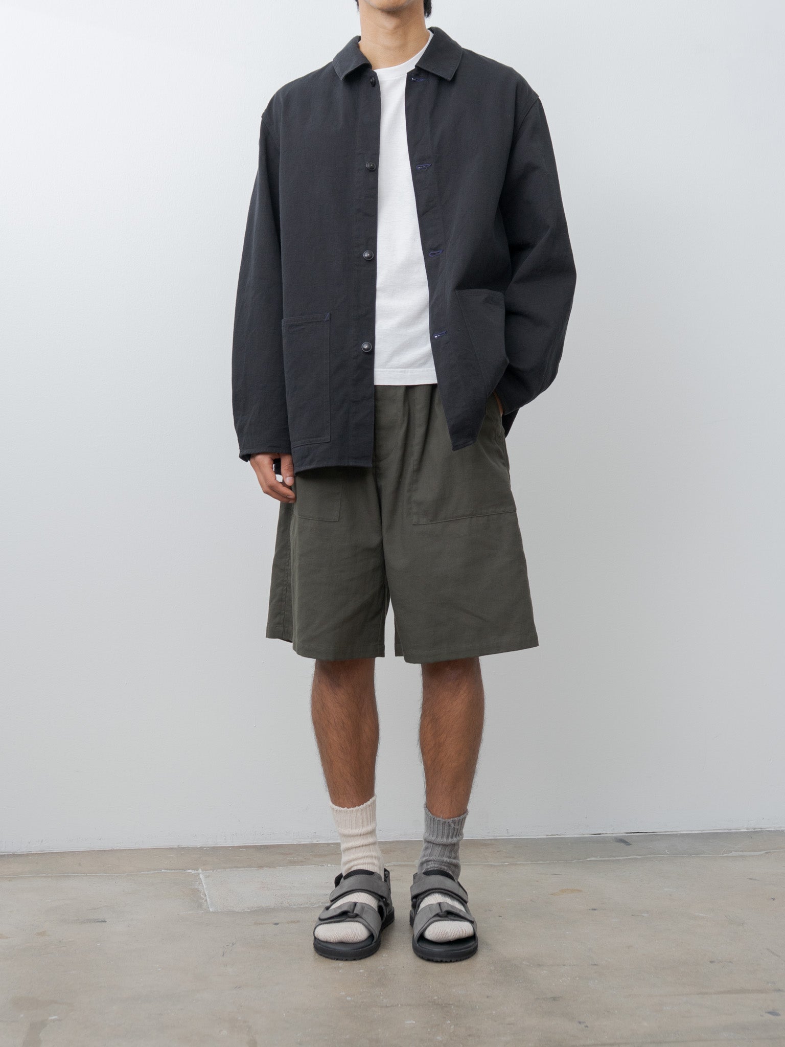 Namu Shop - Yoko Sakamoto Utility Easy Shorts - Olive