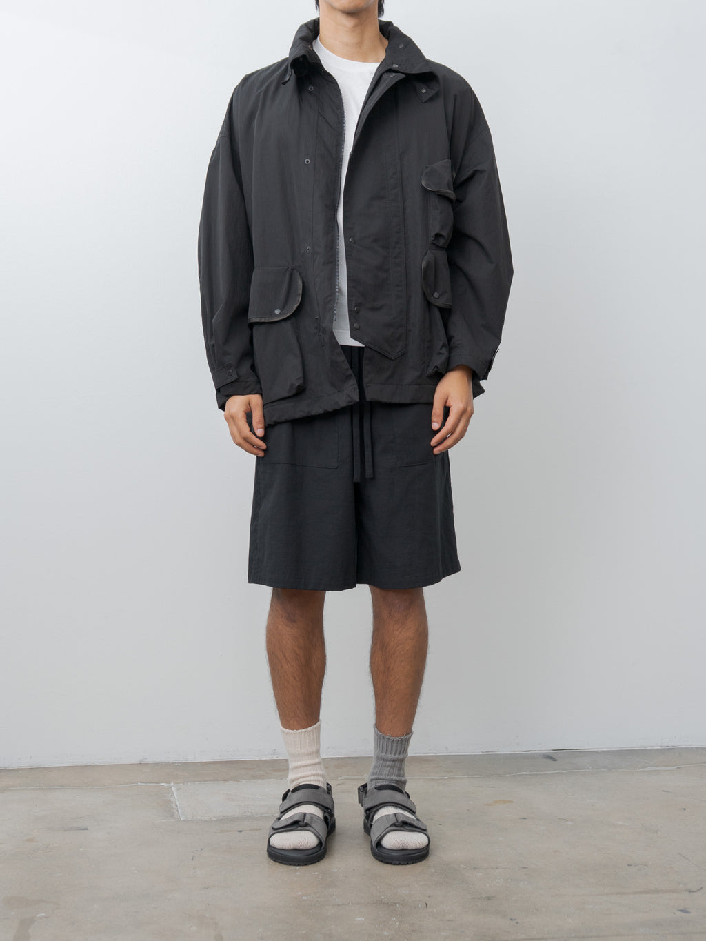 Namu Shop - Yoko Sakamoto Utility Easy Shorts - Black