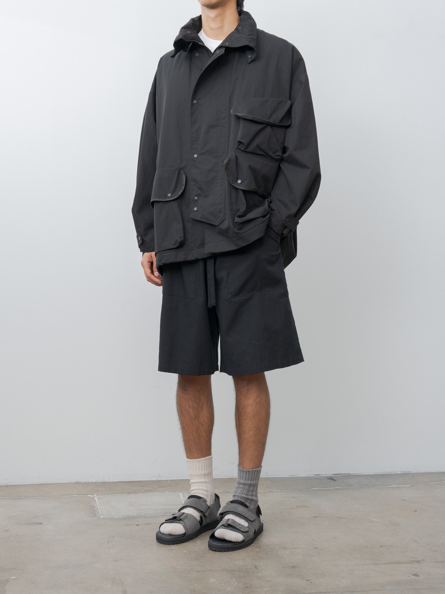 Namu Shop - Yoko Sakamoto Utility Easy Shorts - Black