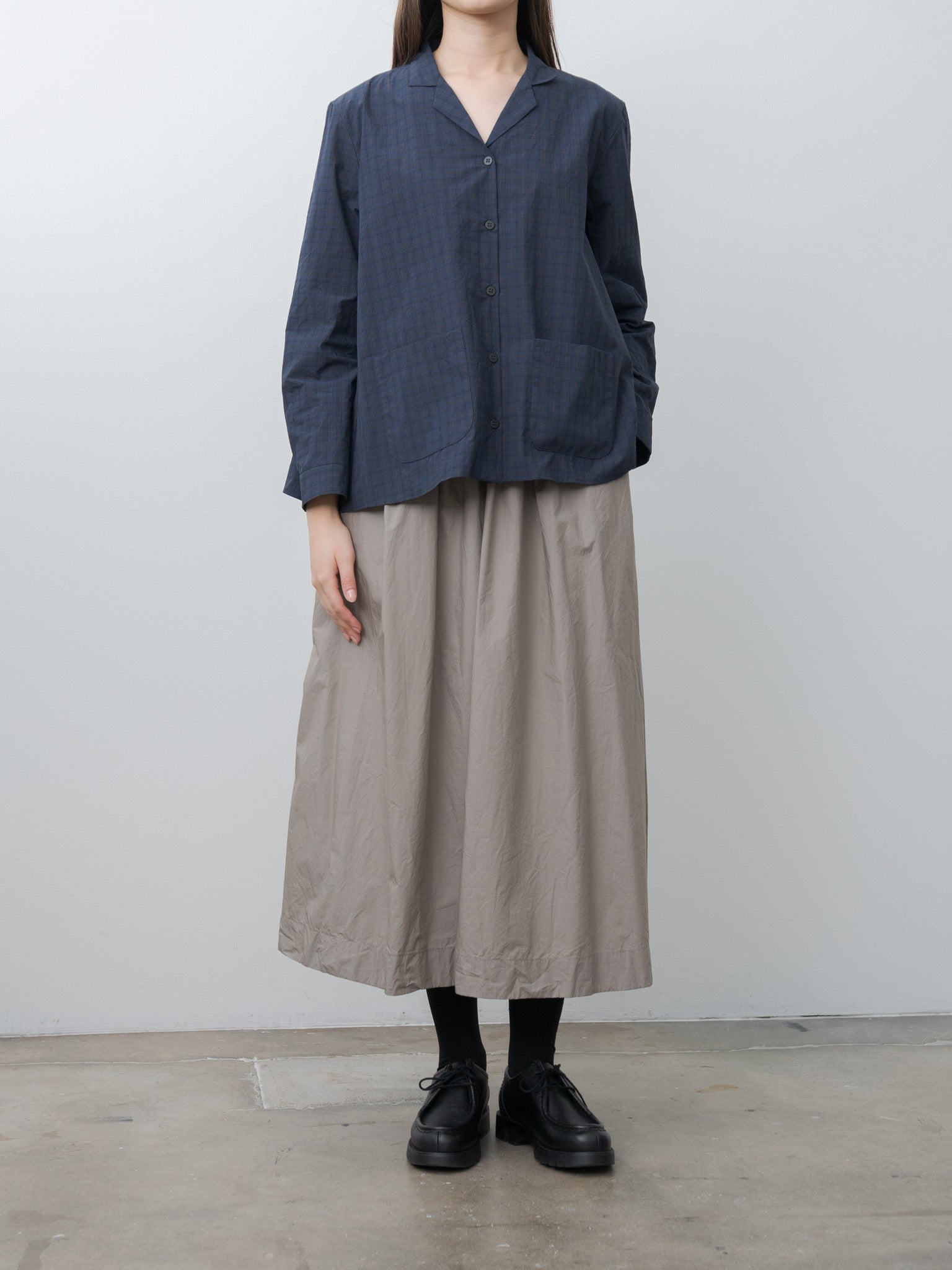 Namu Shop - Bergfabel Jenny Shirt - Navy Check