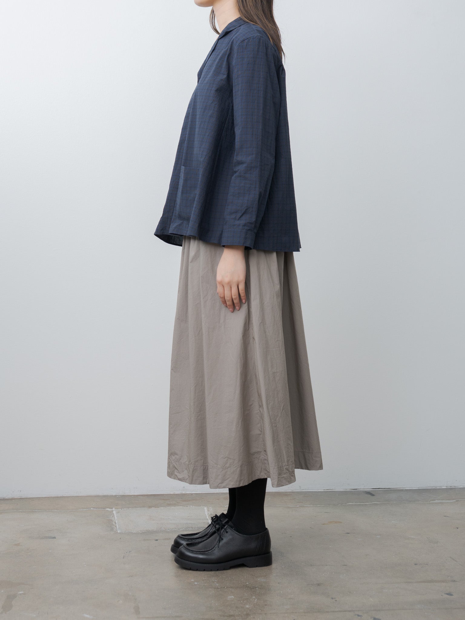Namu Shop - Bergfabel Jenny Shirt - Navy Check