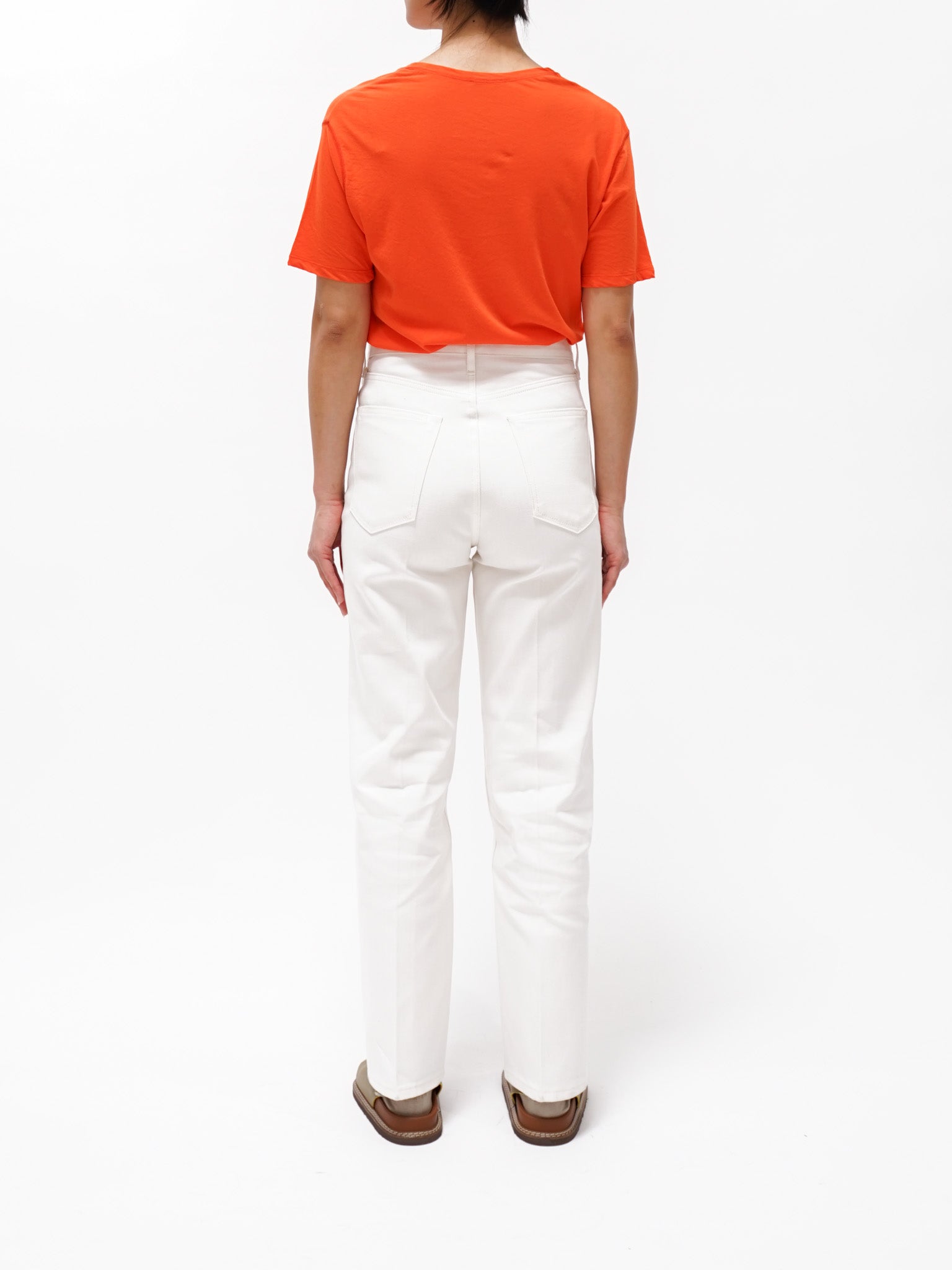 Namu Shop - Yleve 5 Pocket Pressed Denim - White