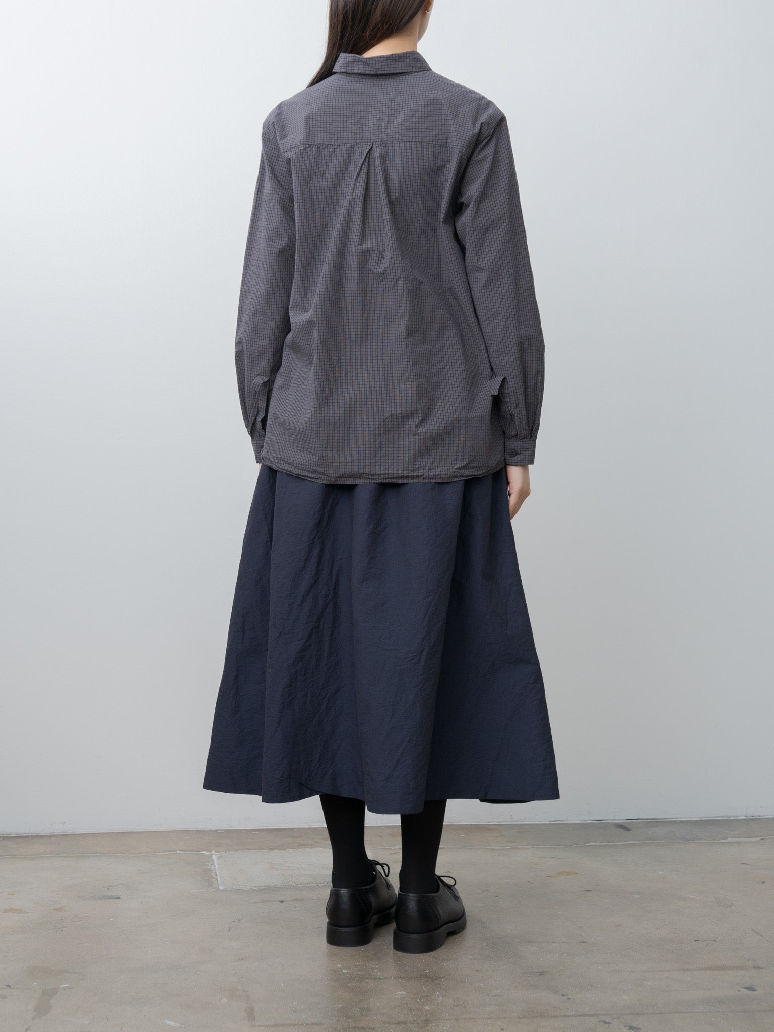 Namu Shop - Bergfabel Loose Tyrol Shirt - Gray Check