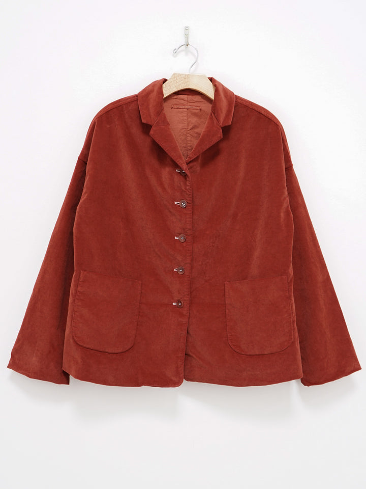 Namu Shop - Album di Famiglia Velvet Loose Blazer - Red
