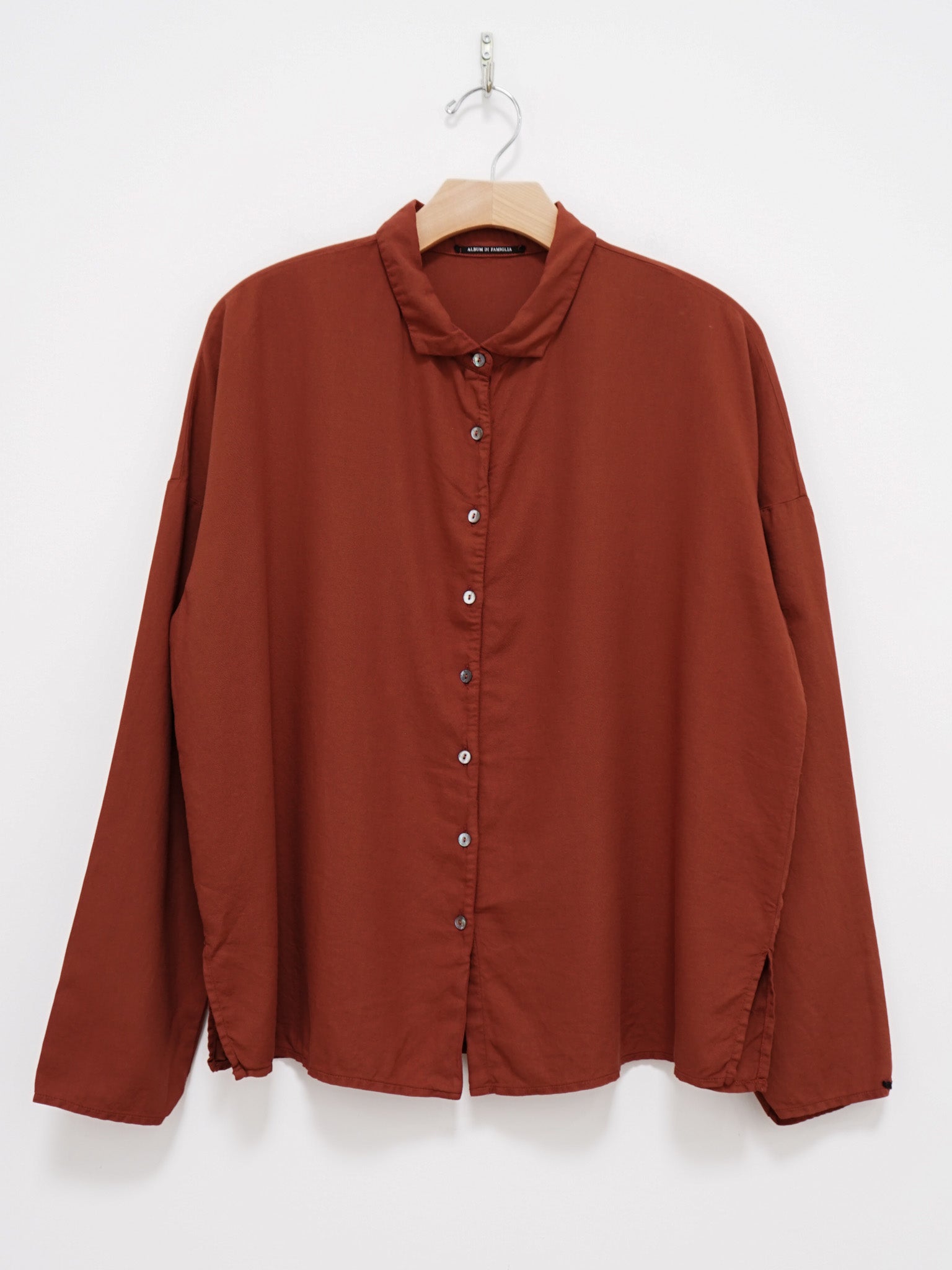 Namu Shop - Album di Famiglia Short Collar Shirt TVC - Red