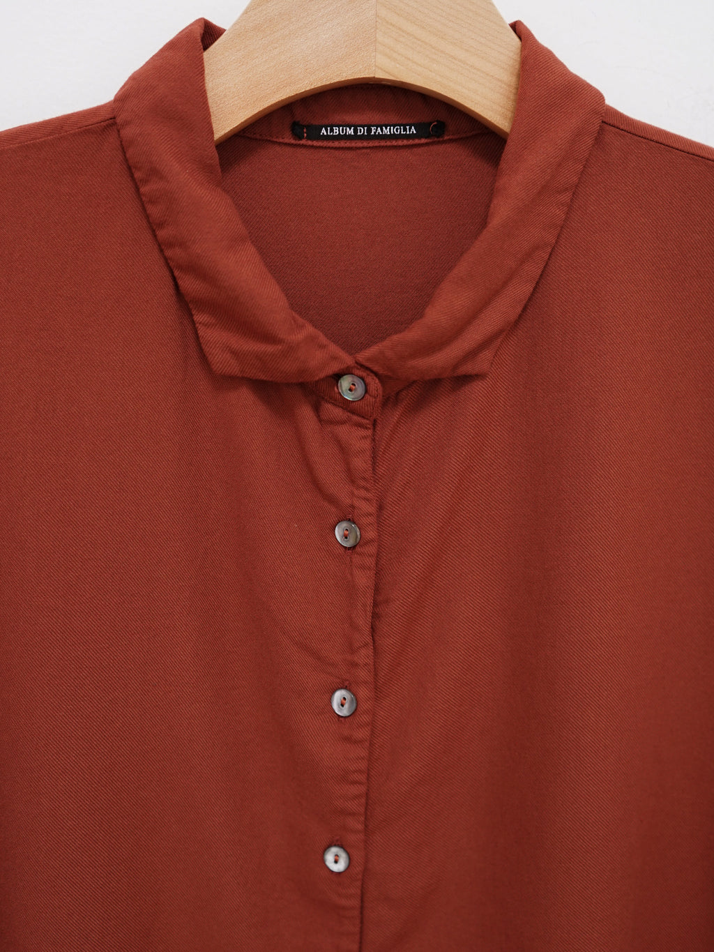 Namu Shop - Album di Famiglia Short Collar Shirt TVC - Red