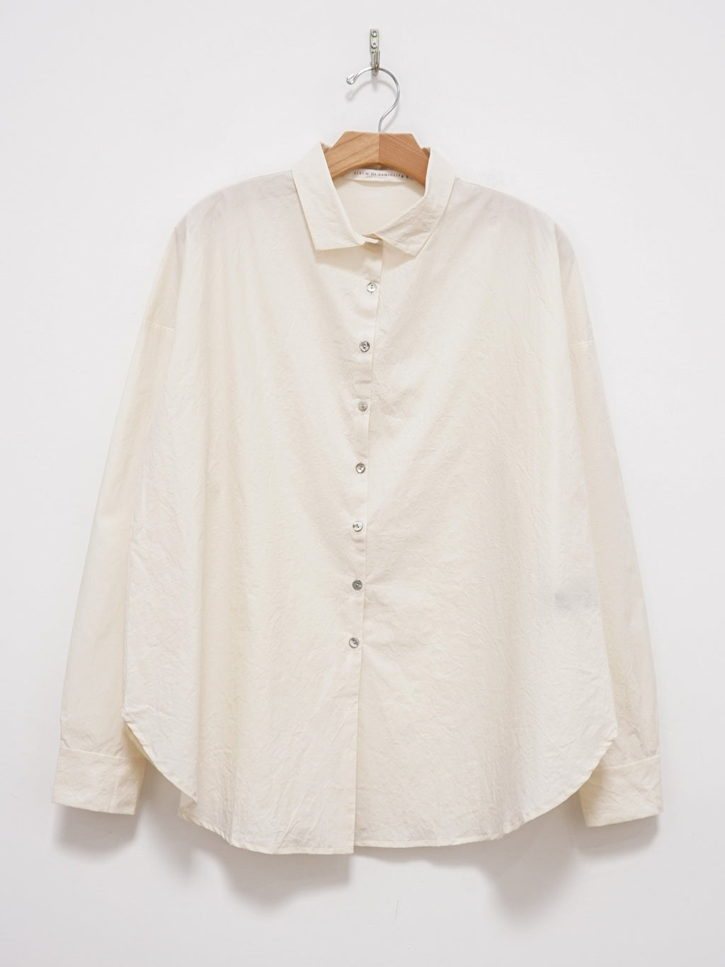 Namu Shop - Album di Famiglia Wrinkled Collar Shirt - Natural