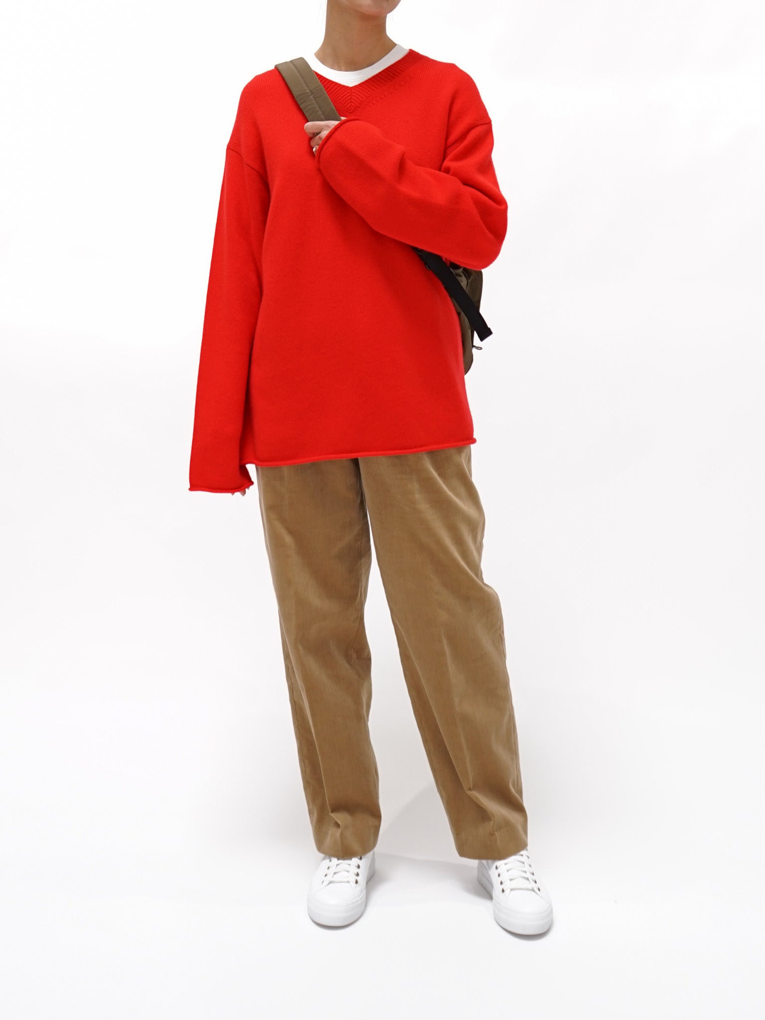 Namu Shop - Auralee Finx Corduroy Slacks - Light Brown