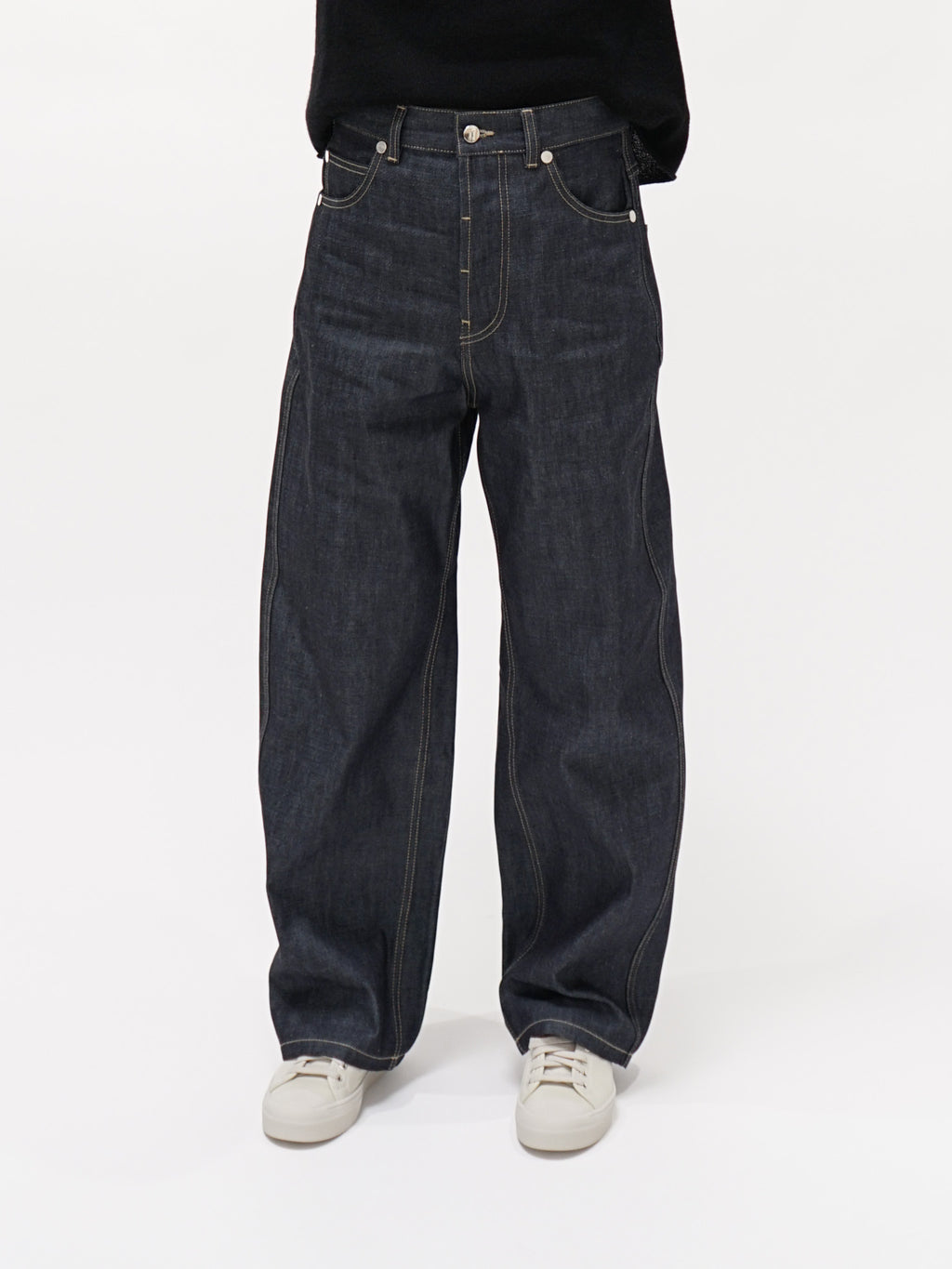 Namu Shop - Sofie D'Hoore Peggy Denim Trouser - Midnight