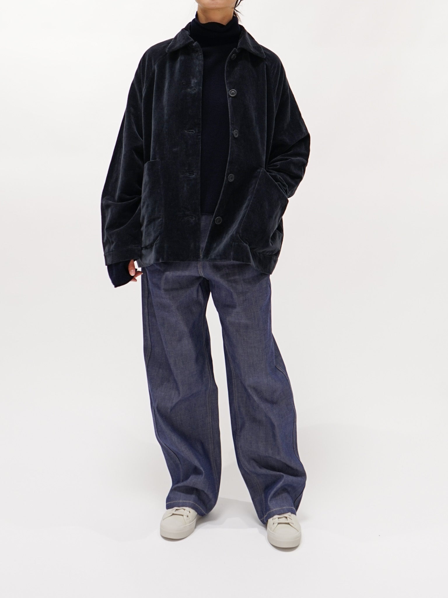 Namu Shop - Casey Casey Short Rotty Jacket - Navy