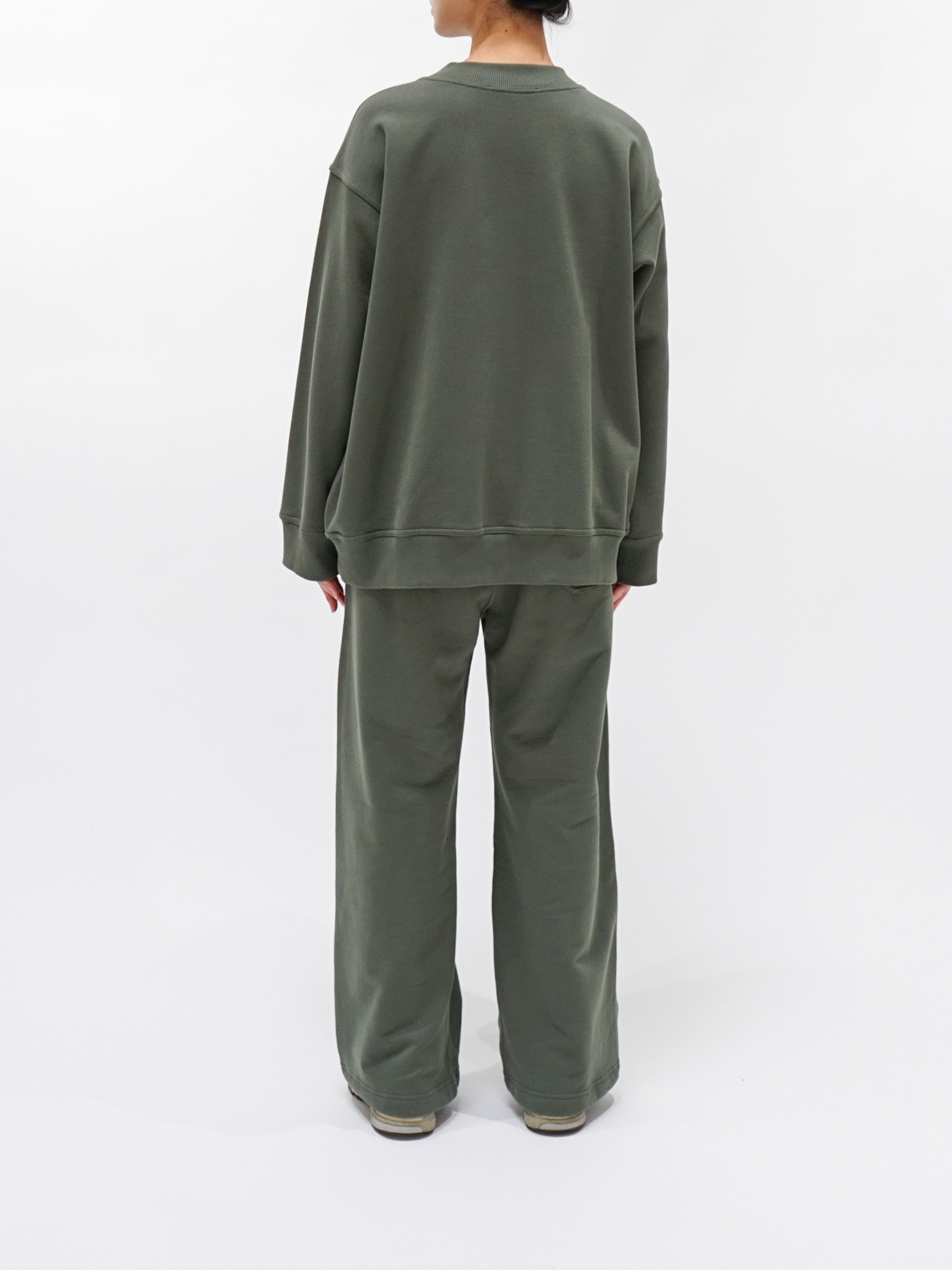 Namu Shop - Sofie D'Hoore Tower Cotton Fleece Joggers - Khaki