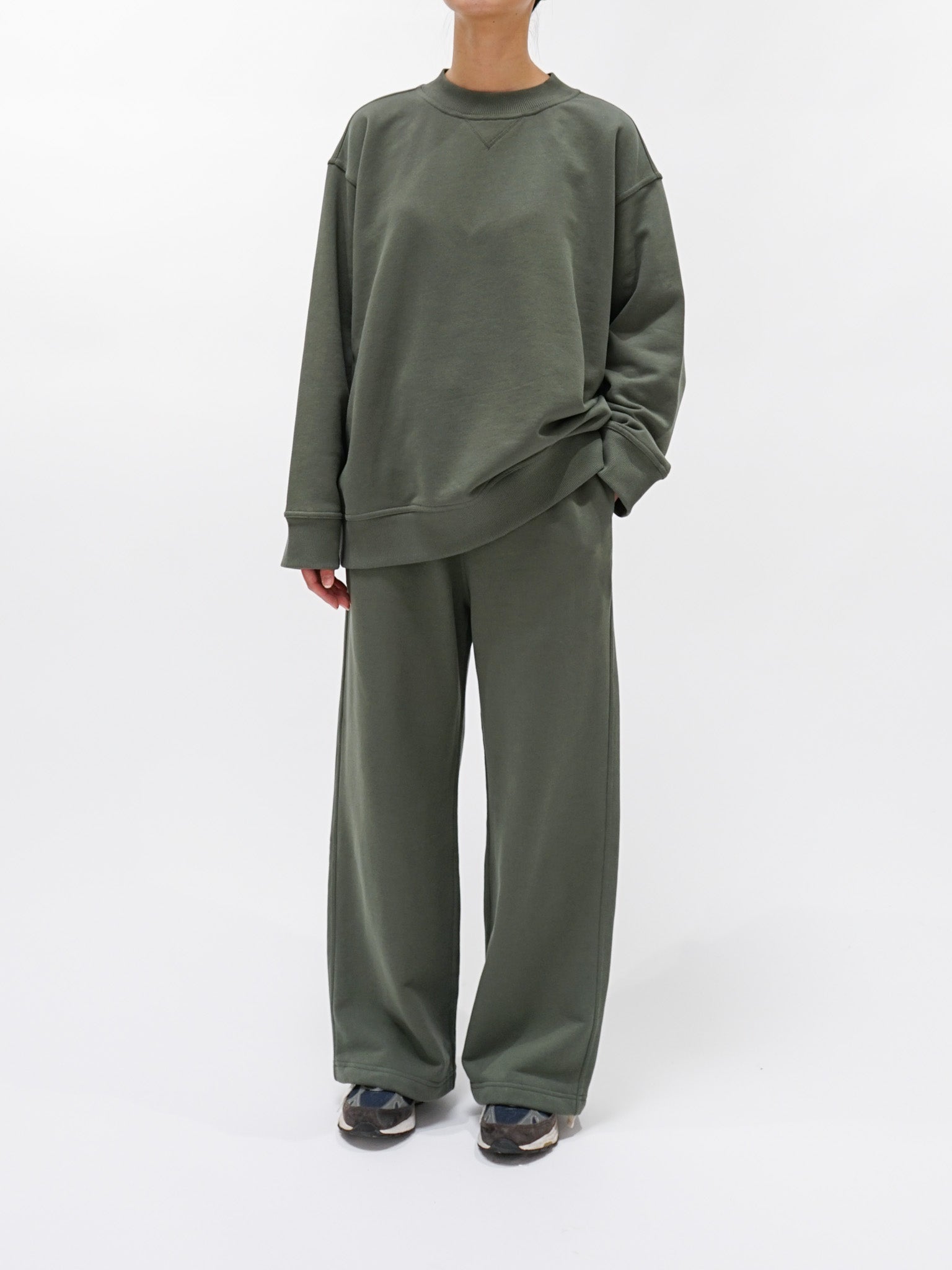 Namu Shop - Sofie D'Hoore Taste Cotton Fleece Sweatshirt - Ecru