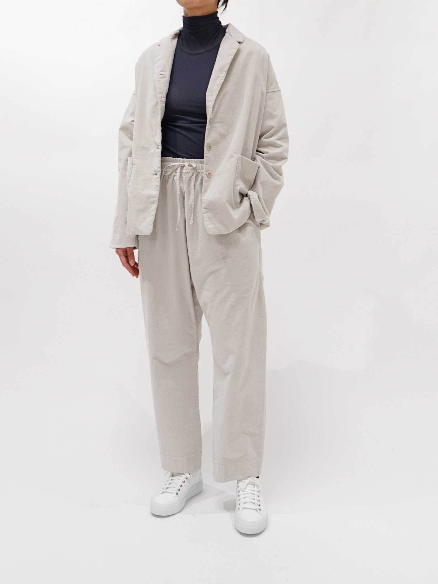 Namu Shop - Album di Famiglia Velvet Loose Blazer - Fog