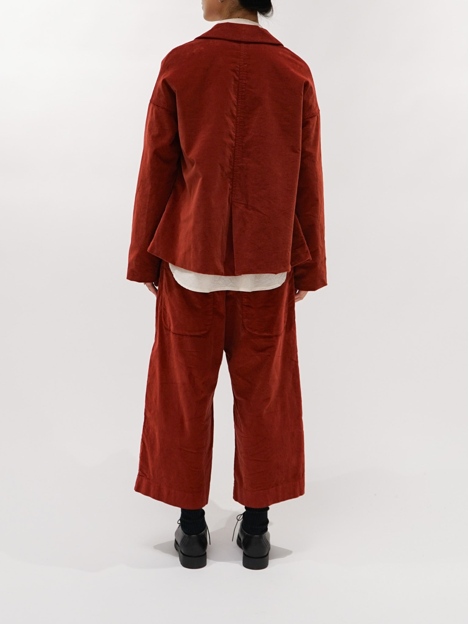 Namu Shop - Album di Famiglia Velvet W&S Trousers - Red