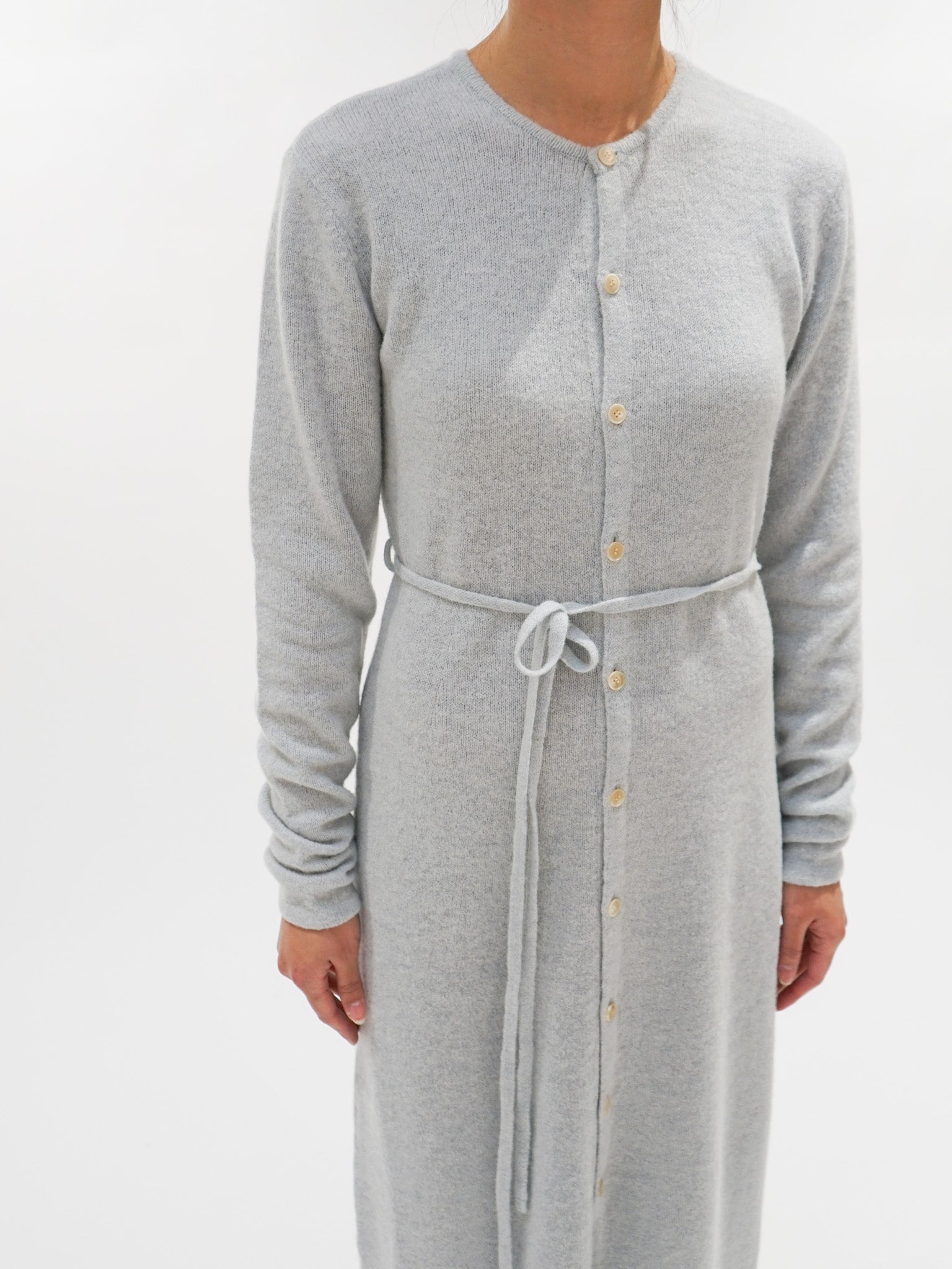 Namu Shop - Auralee Brushed Raschel Mole Knit One Piece - Black