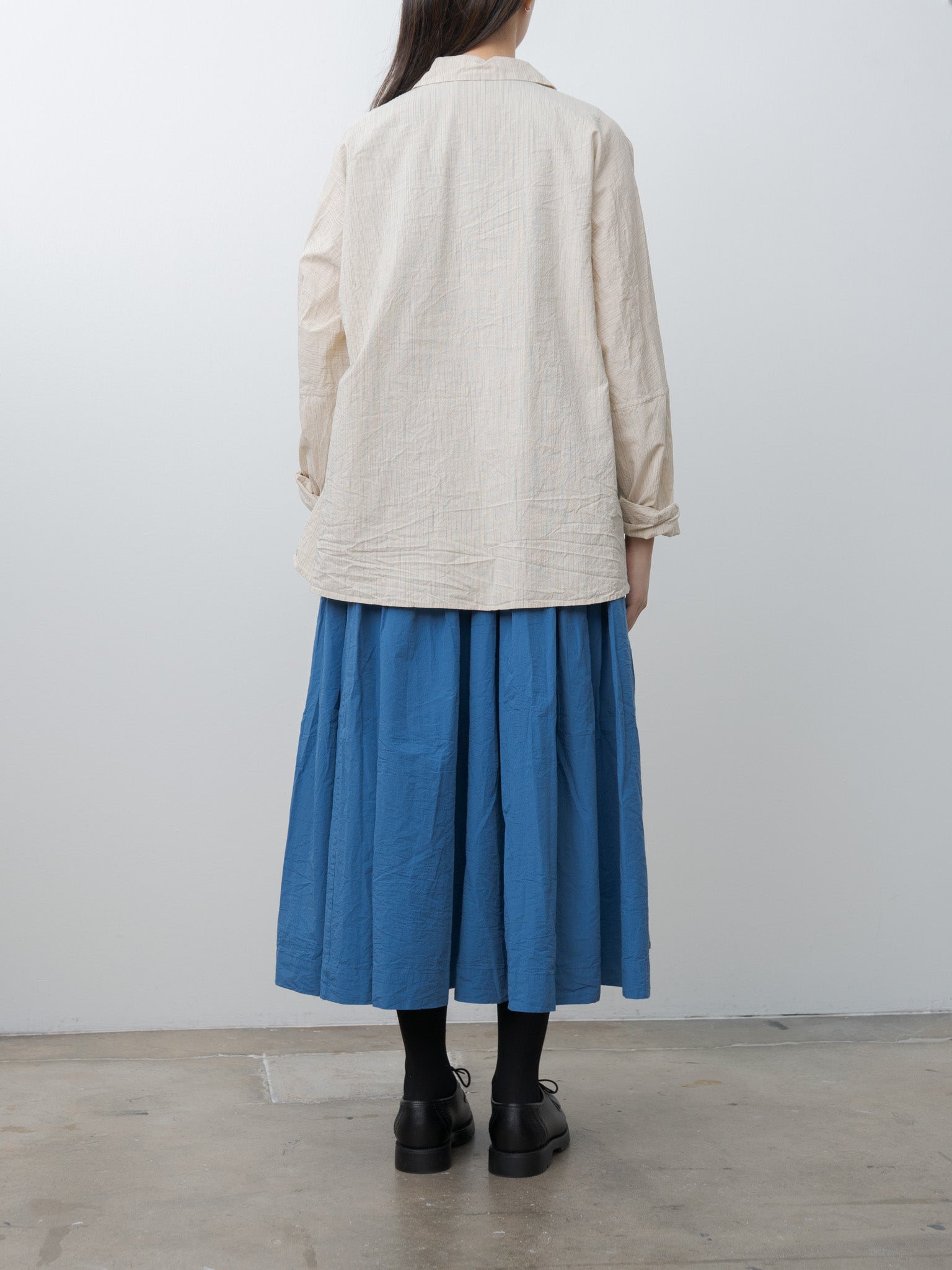 Namu Shop - Casey Casey Waga LS Shirt WIND STRIPE - Nat Stripe