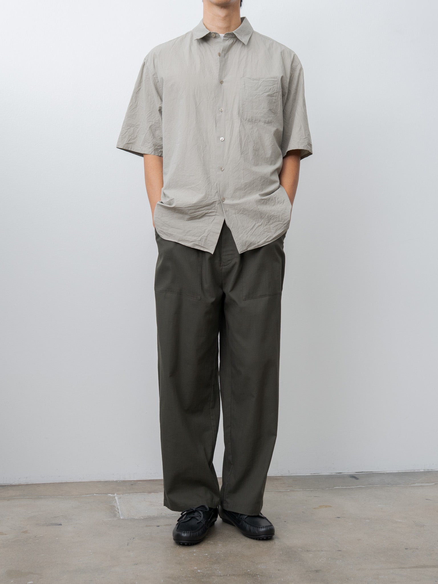 Namu Shop - Yoko Sakamoto Utility Easy Pants - Olive