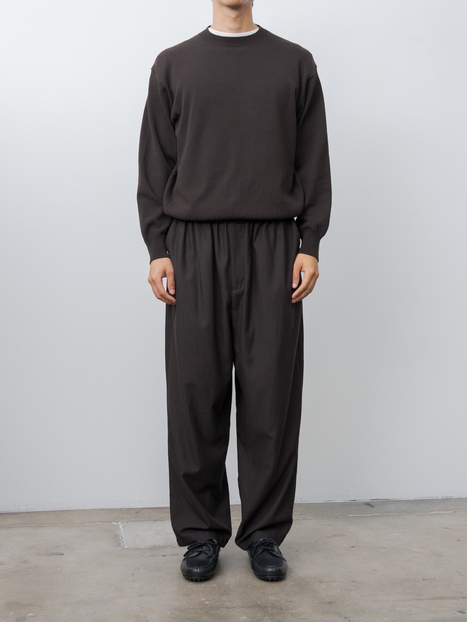 Namu Shop - Yoko Sakamoto Crewneck Knit - Brown