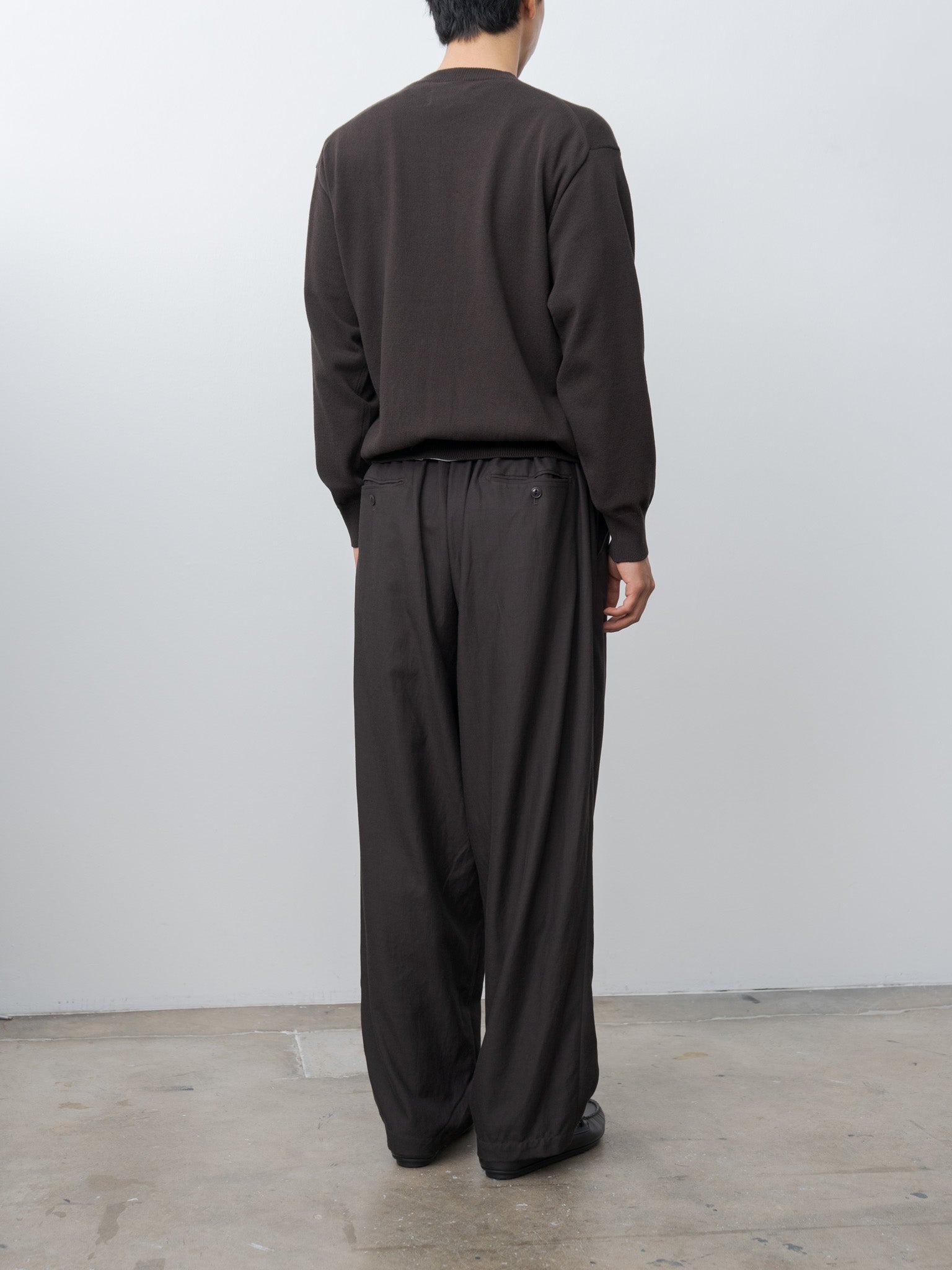 Namu Shop - Yoko Sakamoto Crewneck Knit - Brown