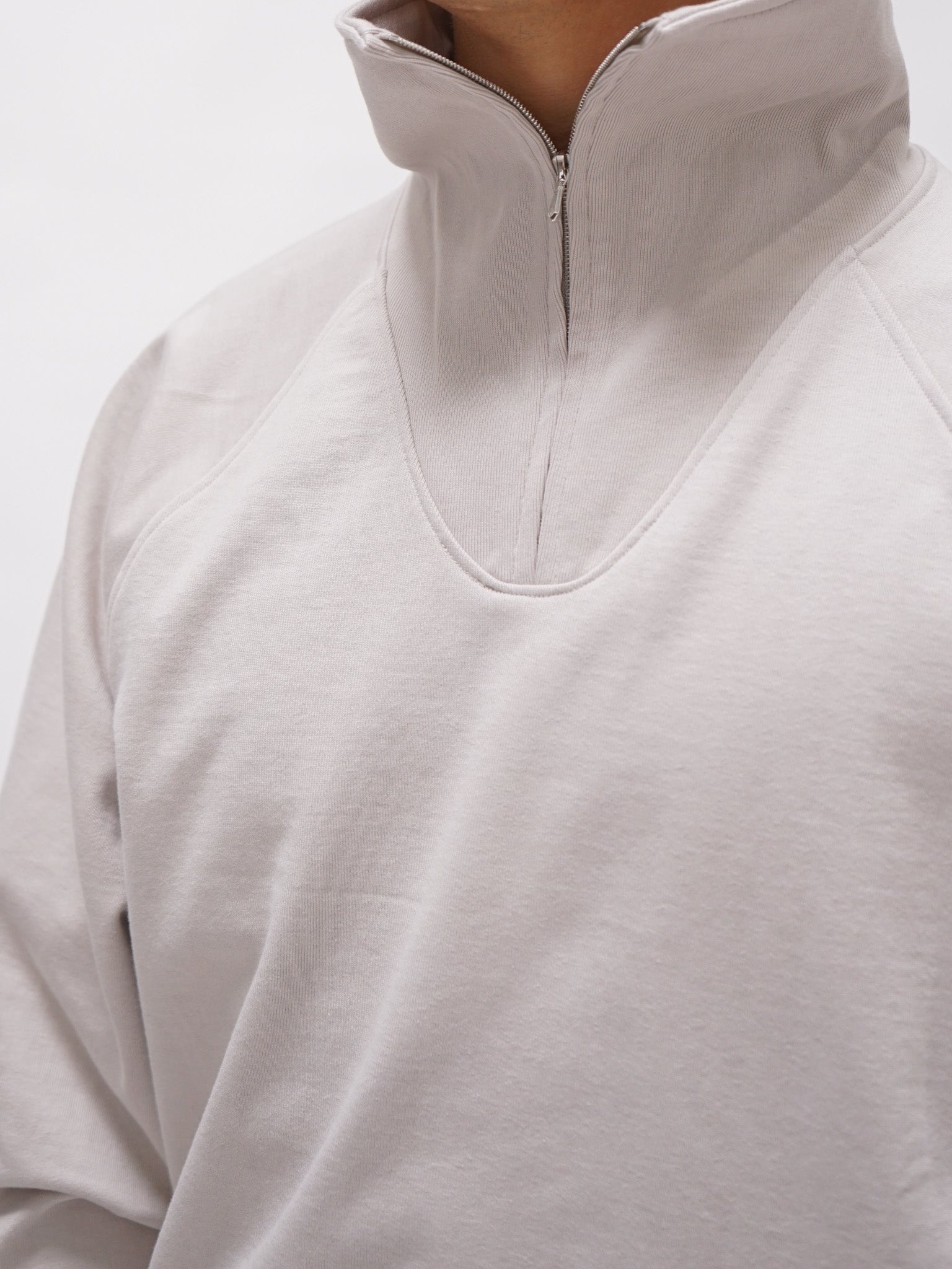 Namu Shop - Kaptain Sunshine Sea Island Cotton Halfzip Pullover - Graphite