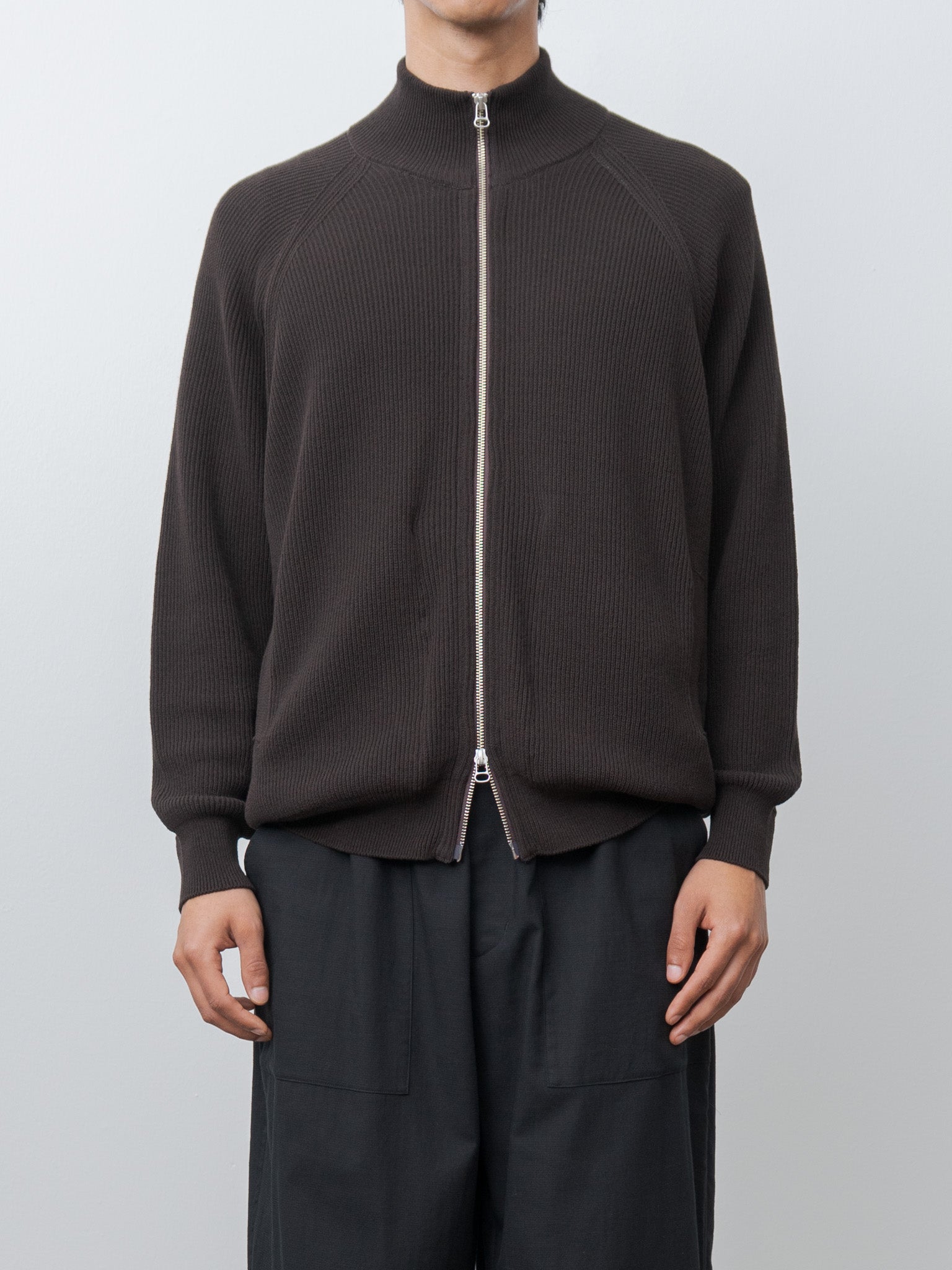Namu Shop - Yoko Sakamoto Drivers Knit - Brown