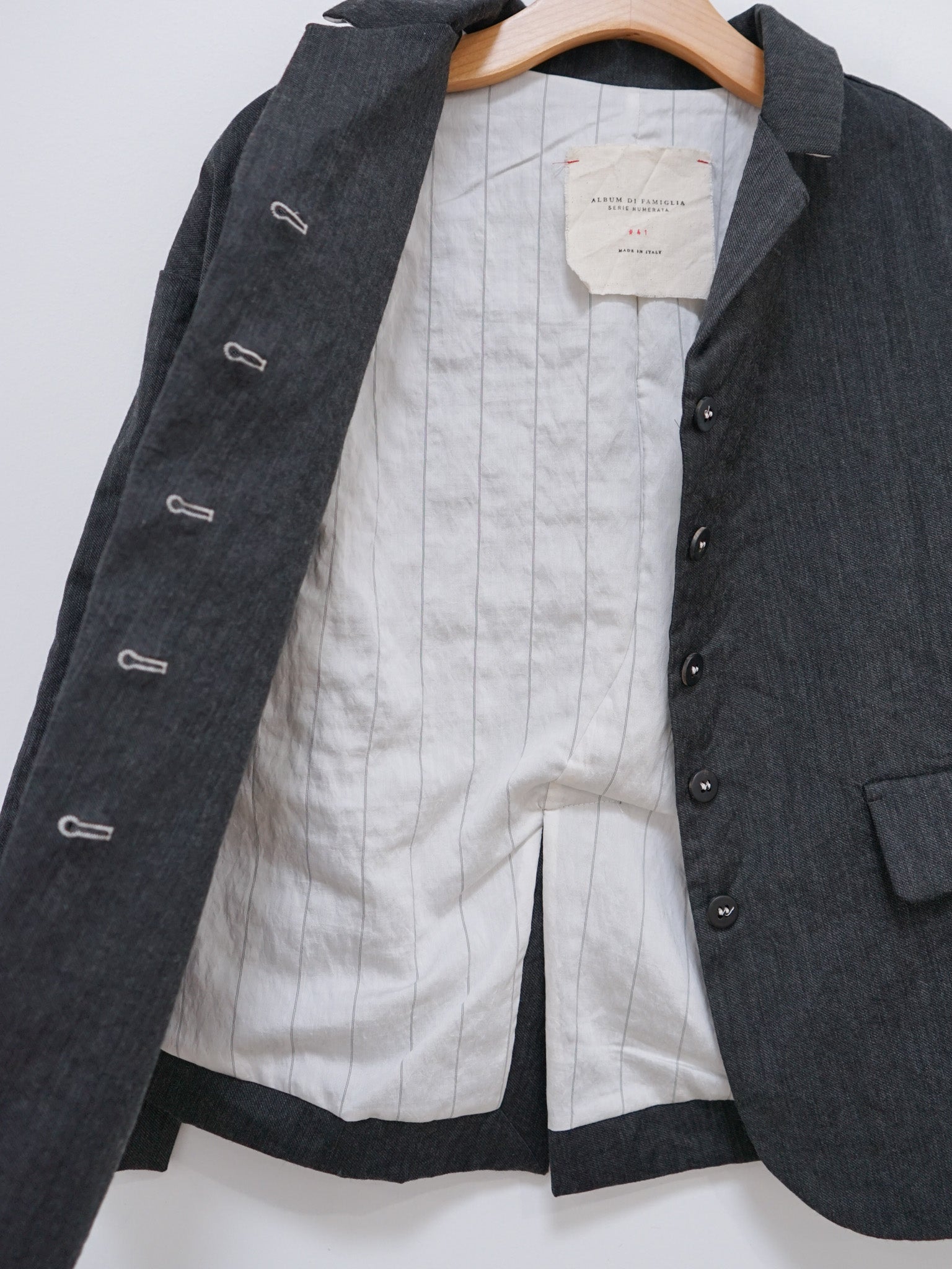 Namu Shop - Album di Famiglia Inox Loose Blazer - Slate