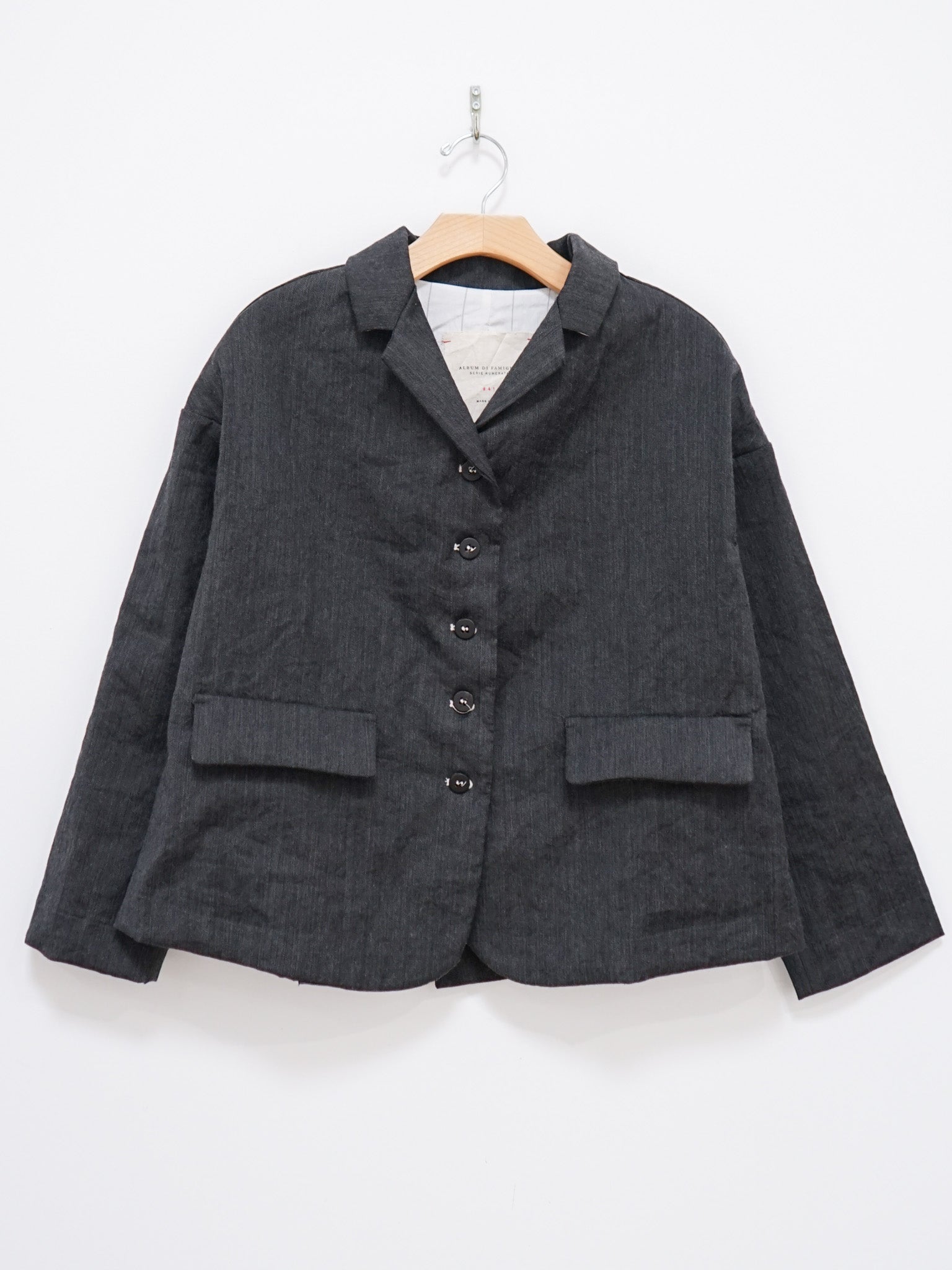Namu Shop - Album di Famiglia Inox Loose Blazer - Slate