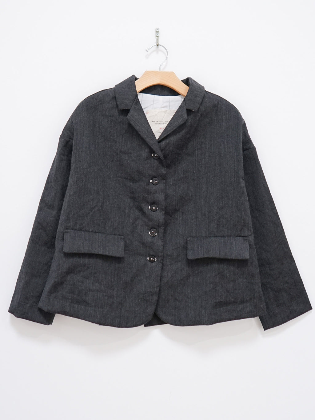 Namu Shop - Album di Famiglia Inox Loose Blazer - Slate
