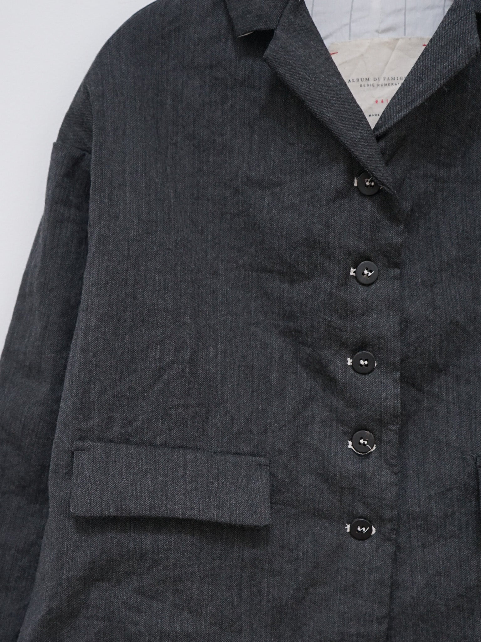 Namu Shop - Album di Famiglia Inox Loose Blazer - Slate