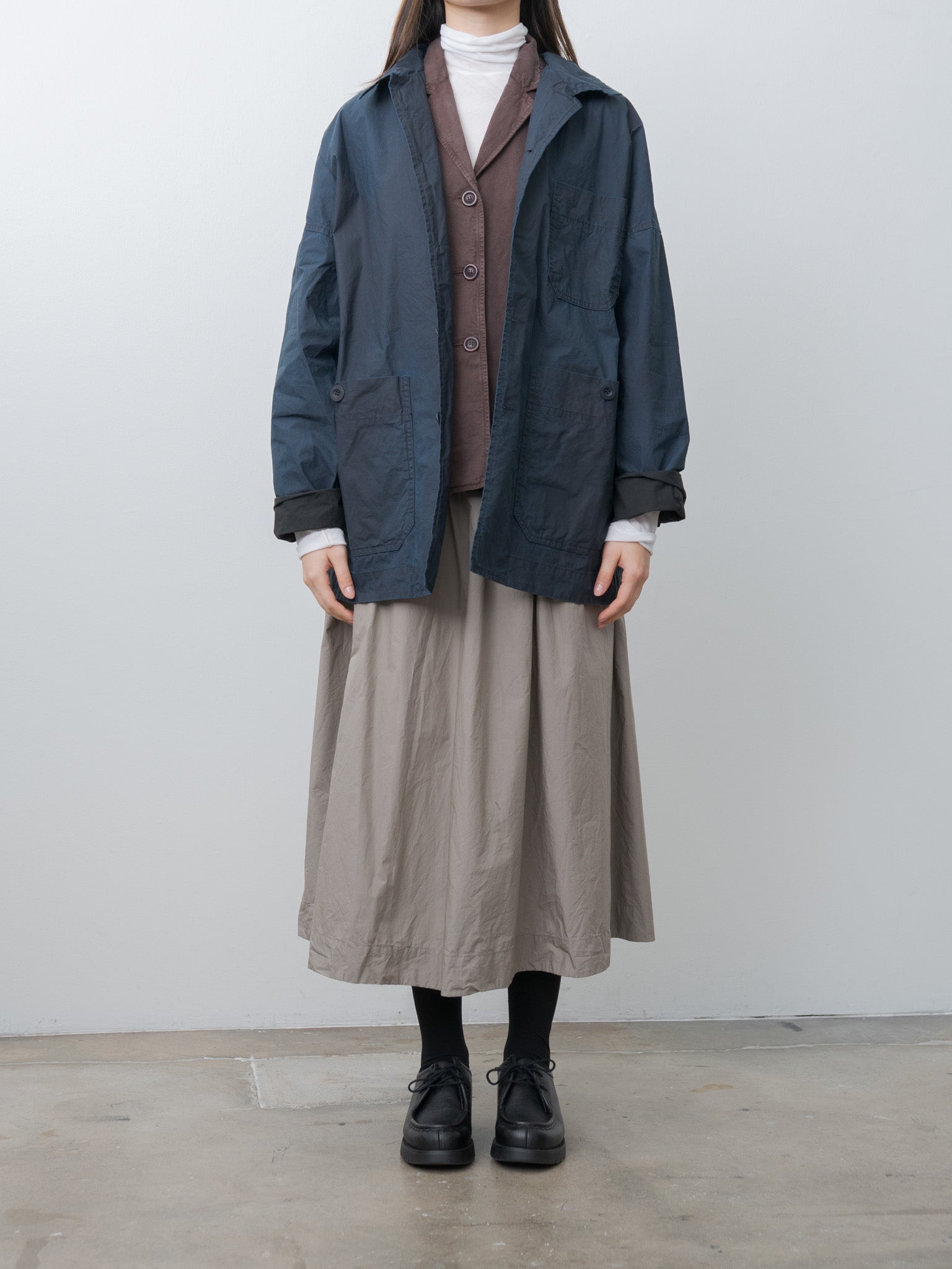 Namu Shop - Casey Casey Higa Travail Jacket PIGMENT WAX - Navy