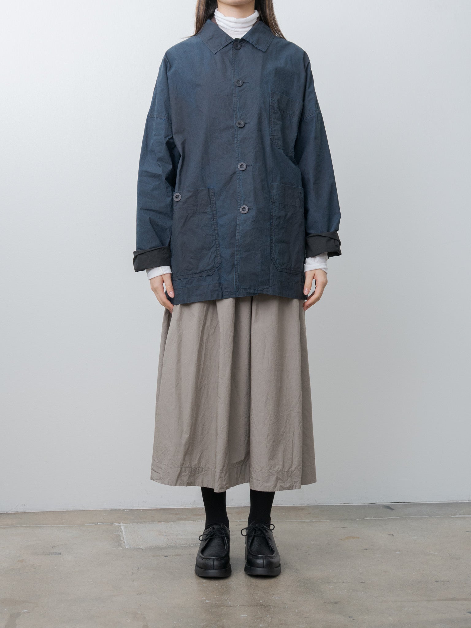Namu Shop - Casey Casey Higa Travail Jacket PIGMENT WAX - Navy