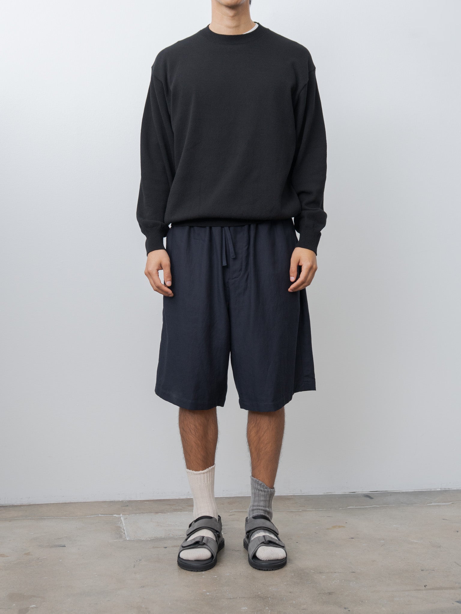 Namu Shop - Yoko Sakamoto Crewneck Knit - Black