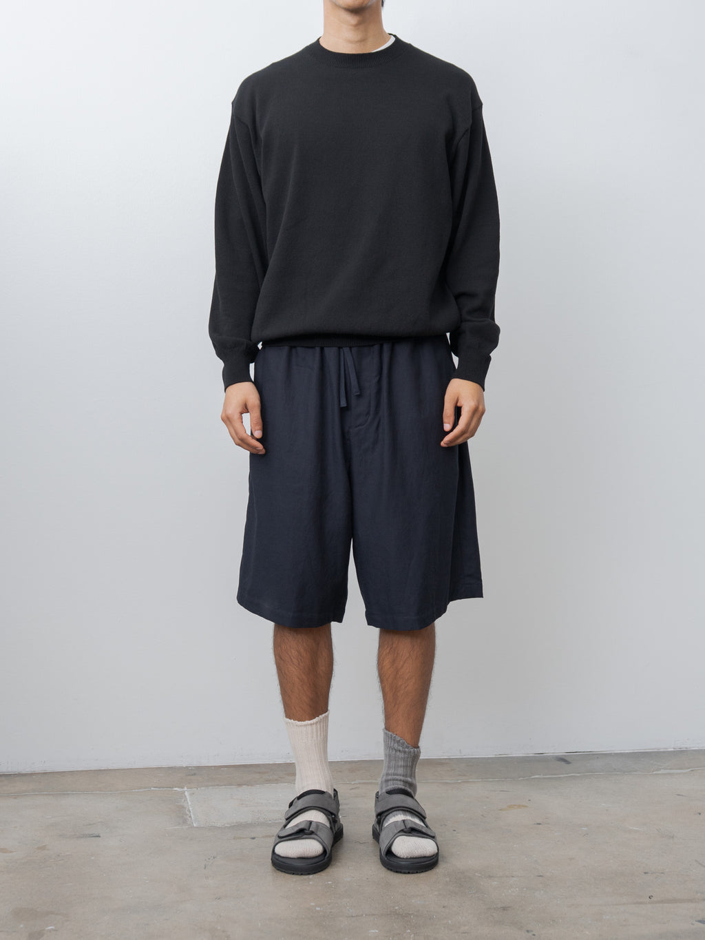Namu Shop - Yoko Sakamoto Crewneck Knit - Black