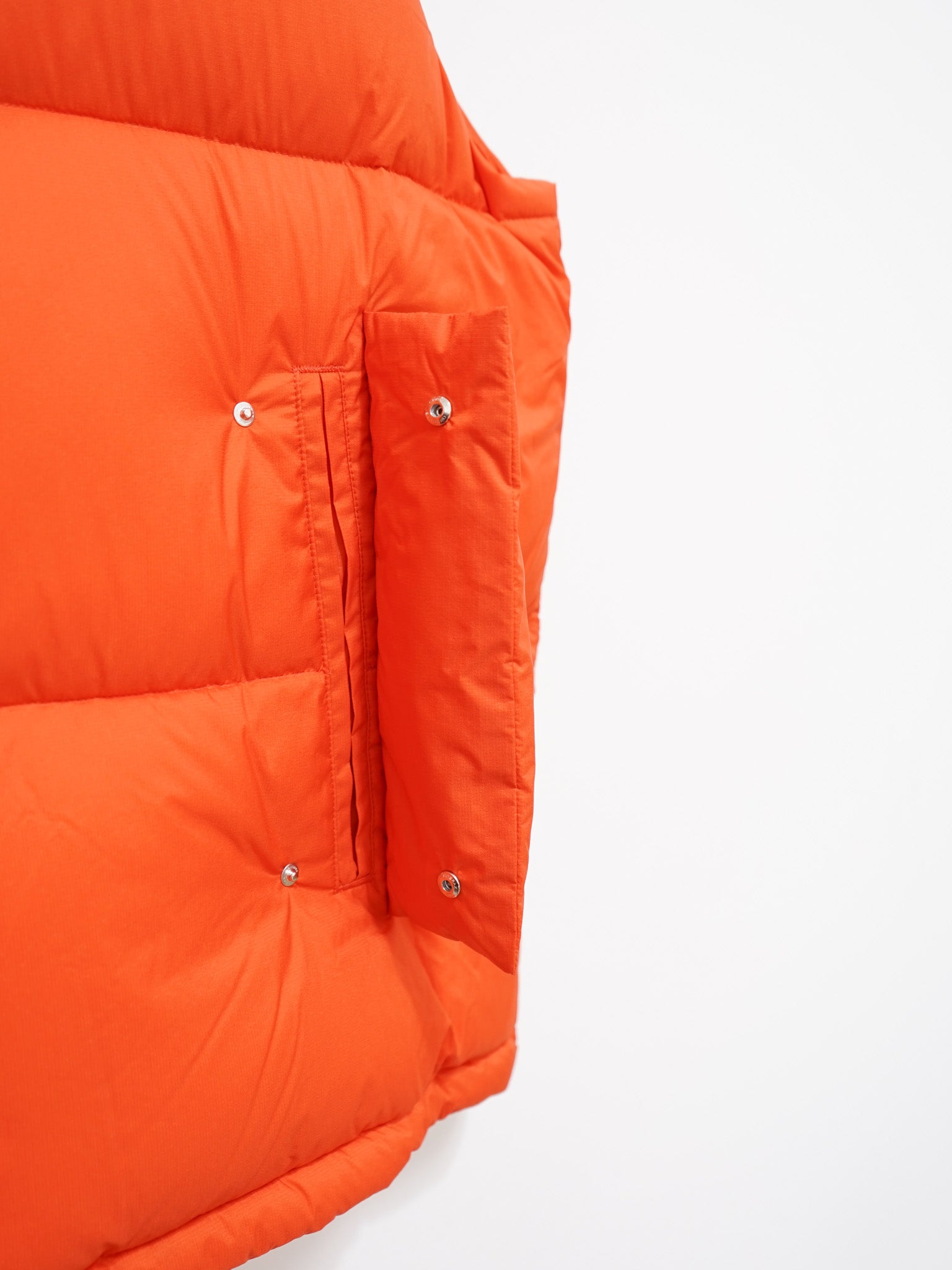 Namu Shop - Auralee Super Light Nylon Ripstop Down Vest - Orange