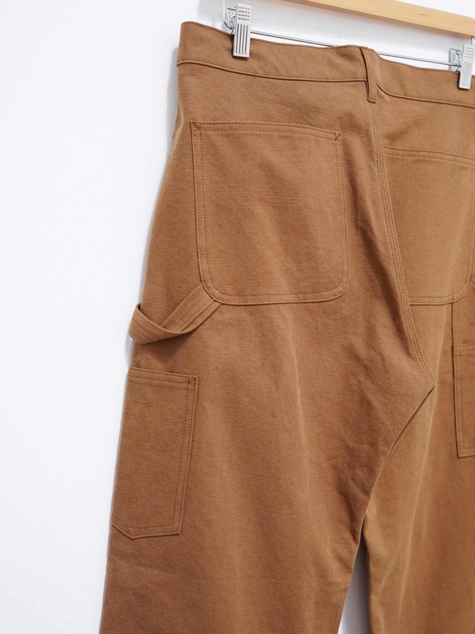Namu Shop - Auralee Washed Heavy Canvas Pants - Brown