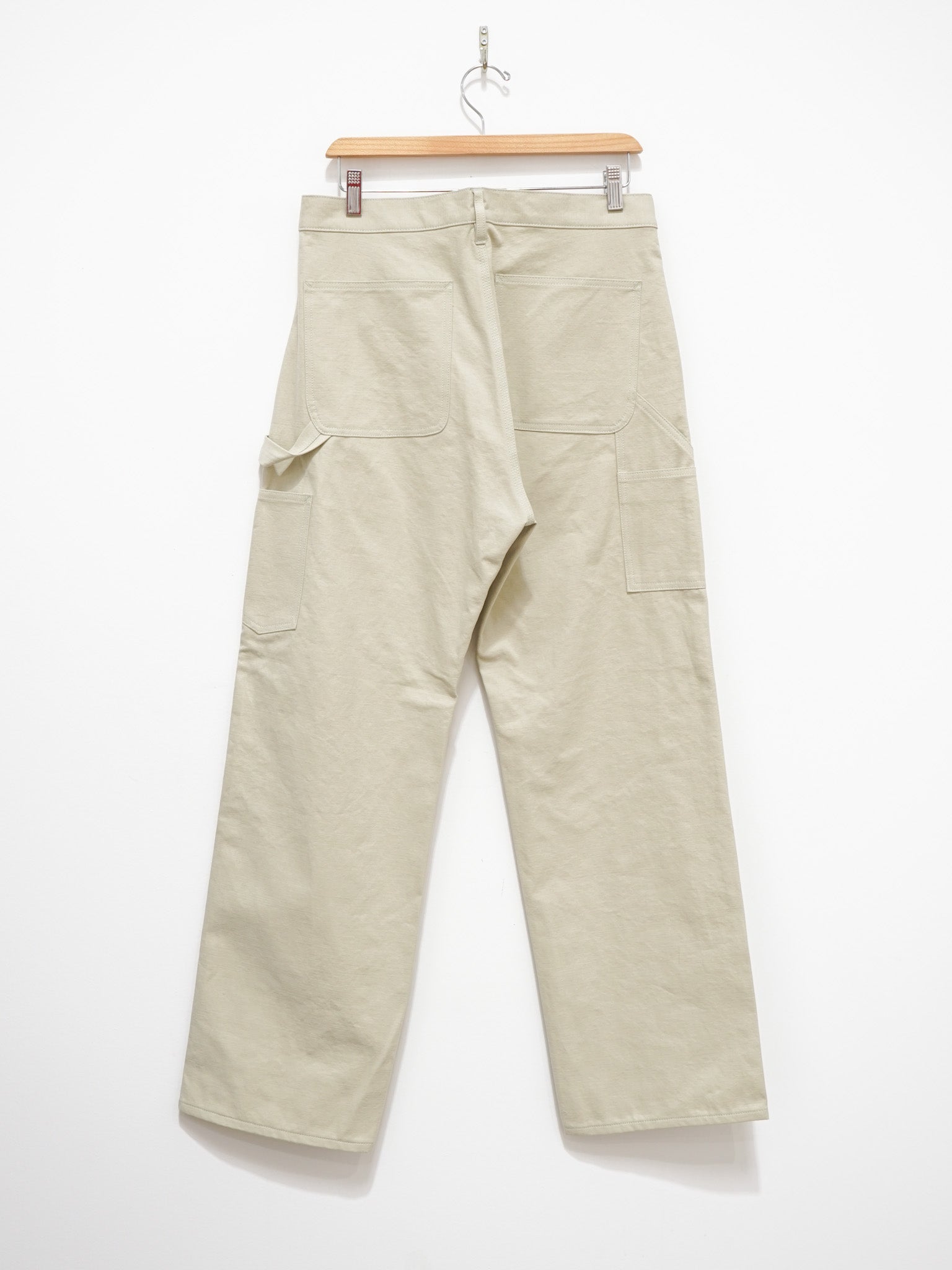 Namu Shop - Auralee Washed Heavy Canvas Pants - Ivory