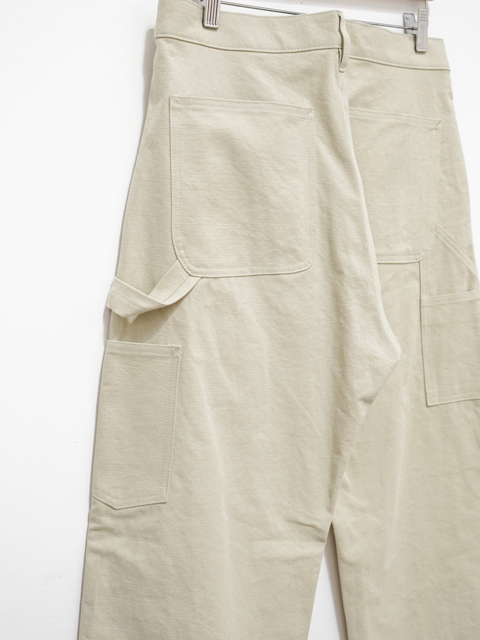 Namu Shop - Auralee Washed Heavy Canvas Pants - Ivory