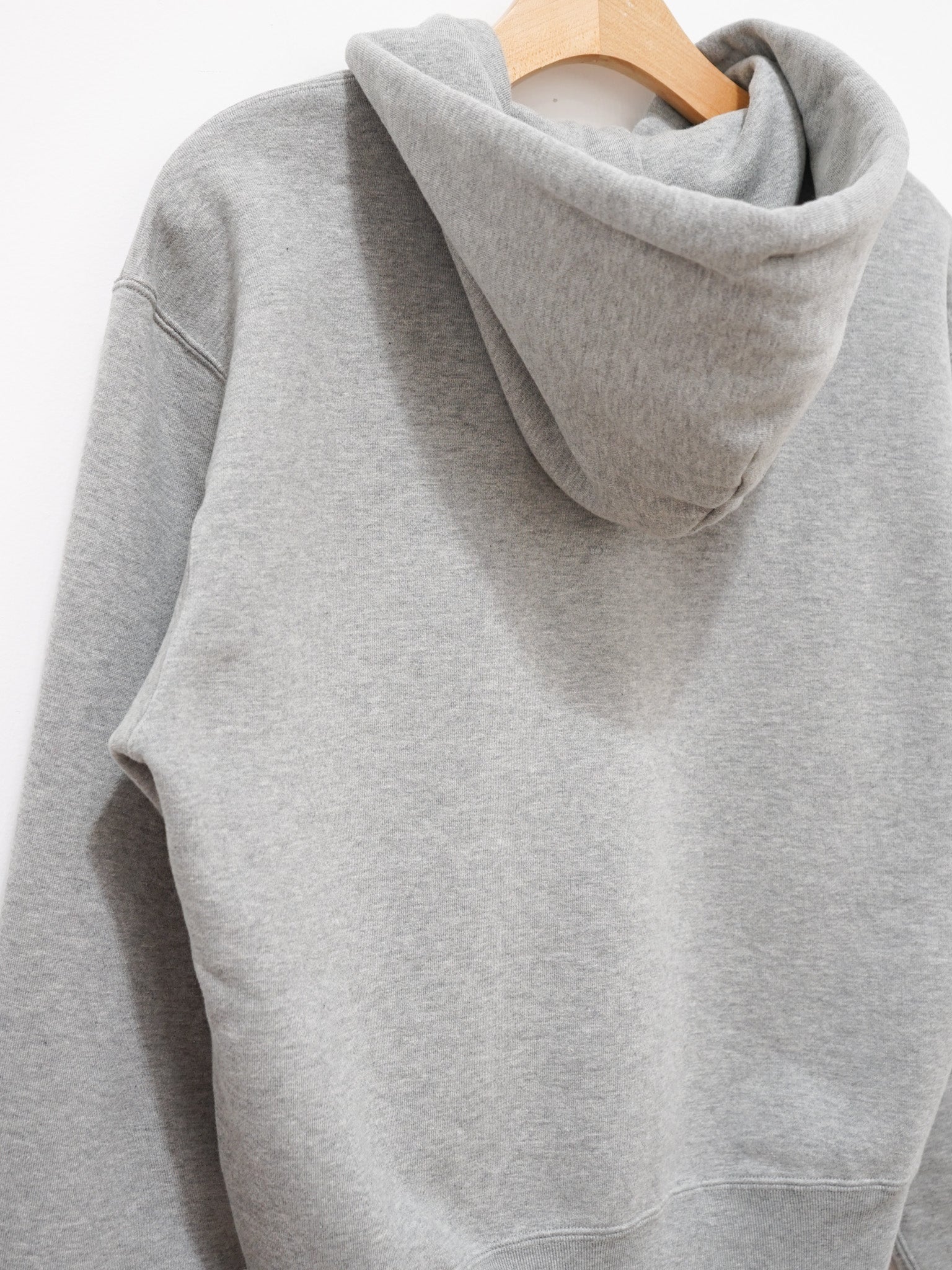 Namu Shop - Auralee High Count Heavy Sweat Pullover Parka - Top Gray